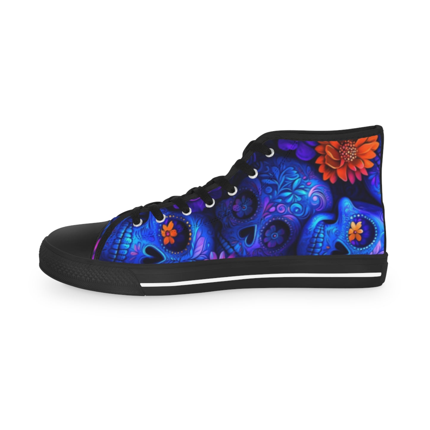 Vibrant High Top Sneakers for Men | Stylish Casual Footwear, Unique Gift for Him, Trendy Streetwear, Festival Shoes, Comfortable Sneakers