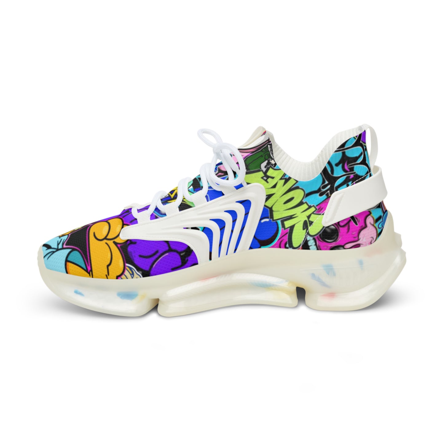 Men's Sneakers - Graffiti Style Shoes for Men