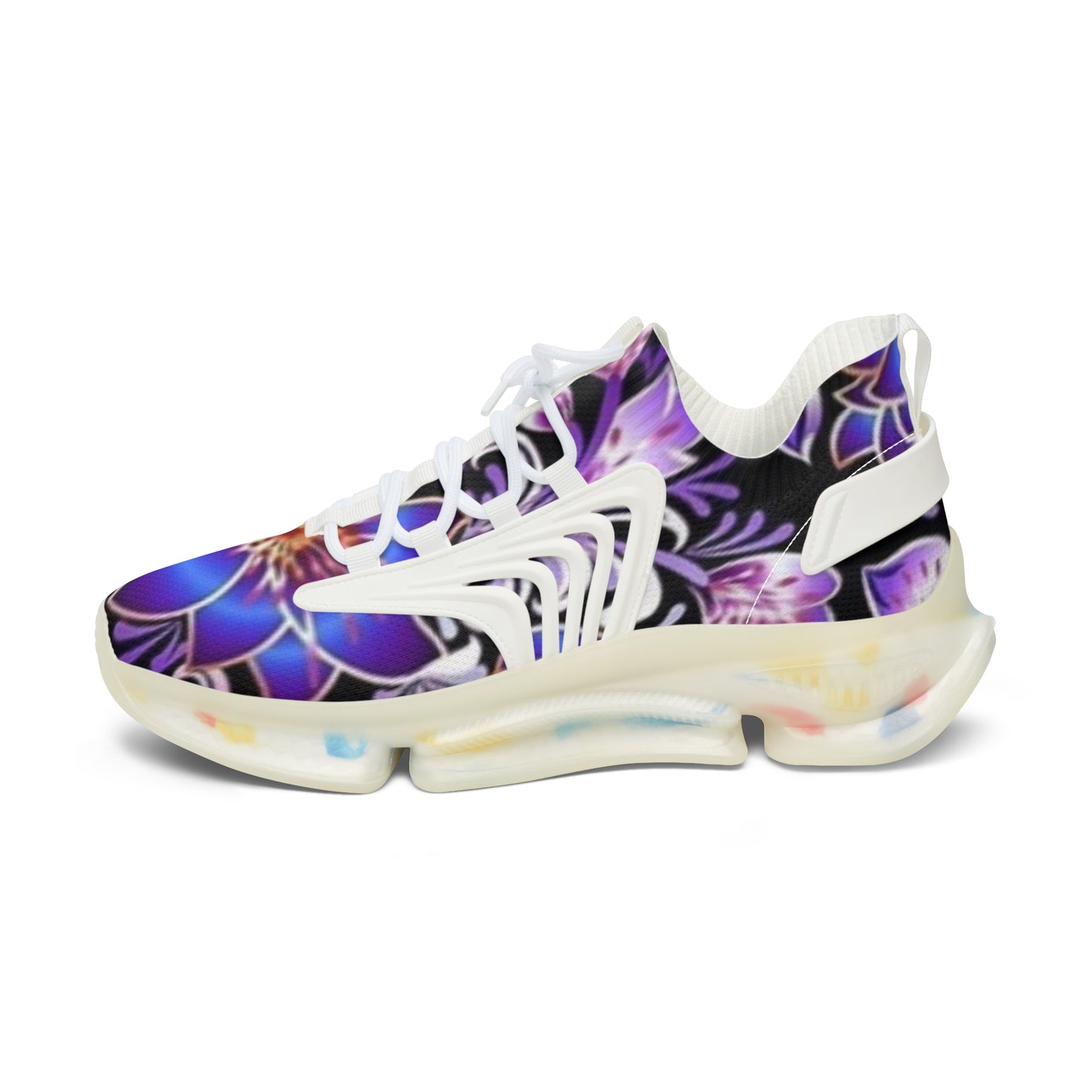 Floral Print Women's Mesh Sneakers | Stylish Comfort, Fitness, Casual Wear, Trendy Footwear, Spring Fashion