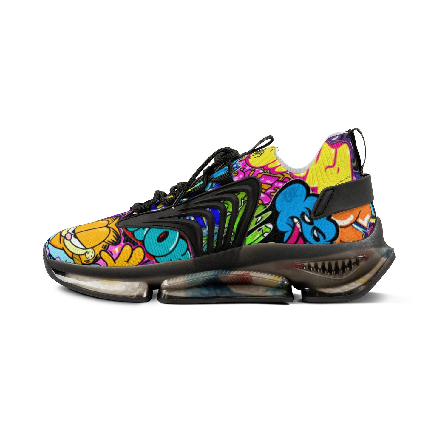 Men's Sneakers - Graffiti Style Shoes for Men