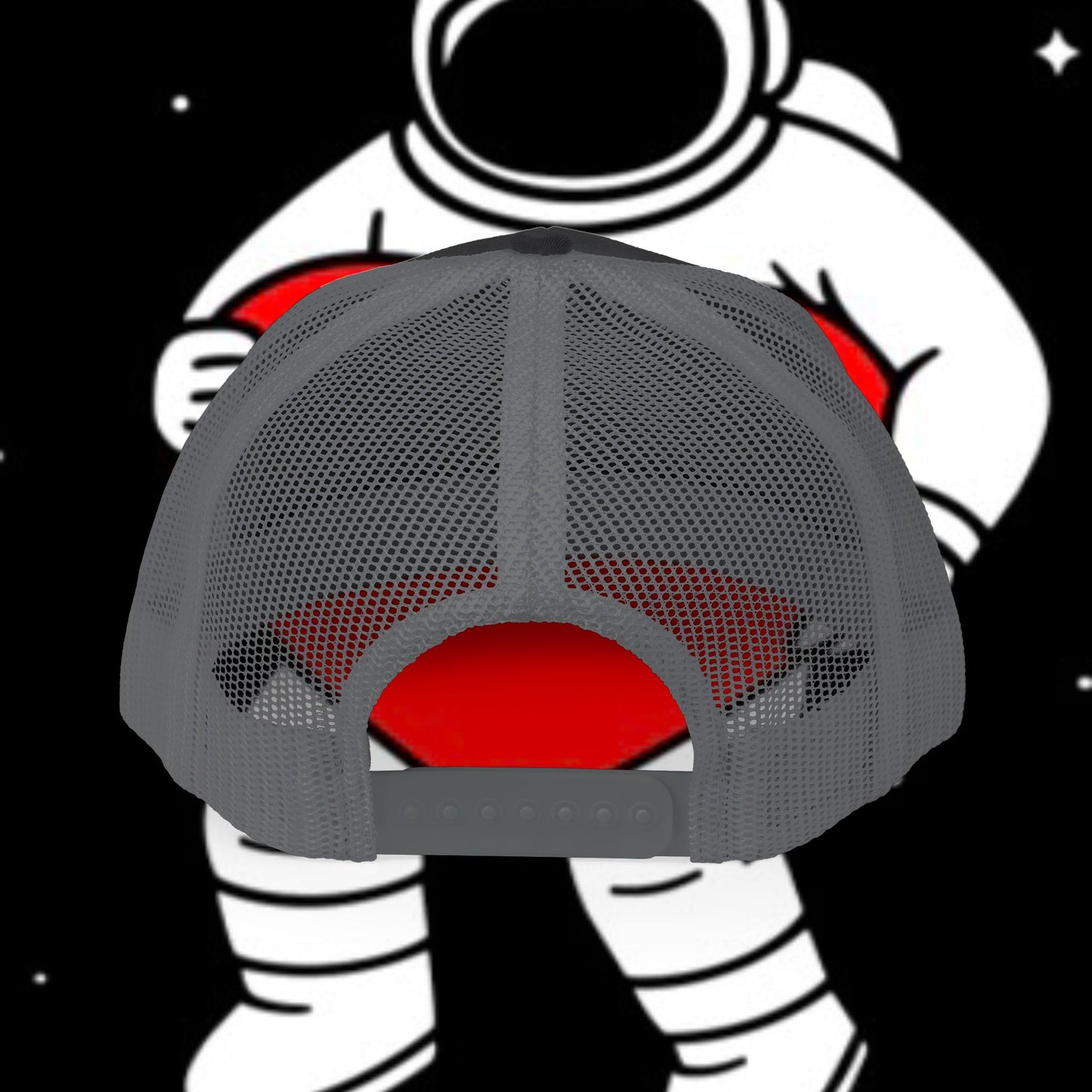 Astronaut Heart Snapback Cap, Cool Trucker Hat for Space Lovers, Unique Gift for Birthdays, Holidays, Adventure, Outdoor Wear
