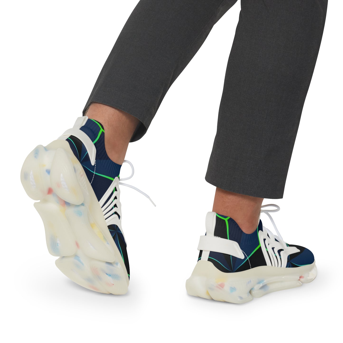 Stylish Men's Mesh Sneakers for Active Lifestyle, Unique Urban Footwear, Comfortable Sneakers, Trendy Sports Shoes, Fashionable Casual Kicks
