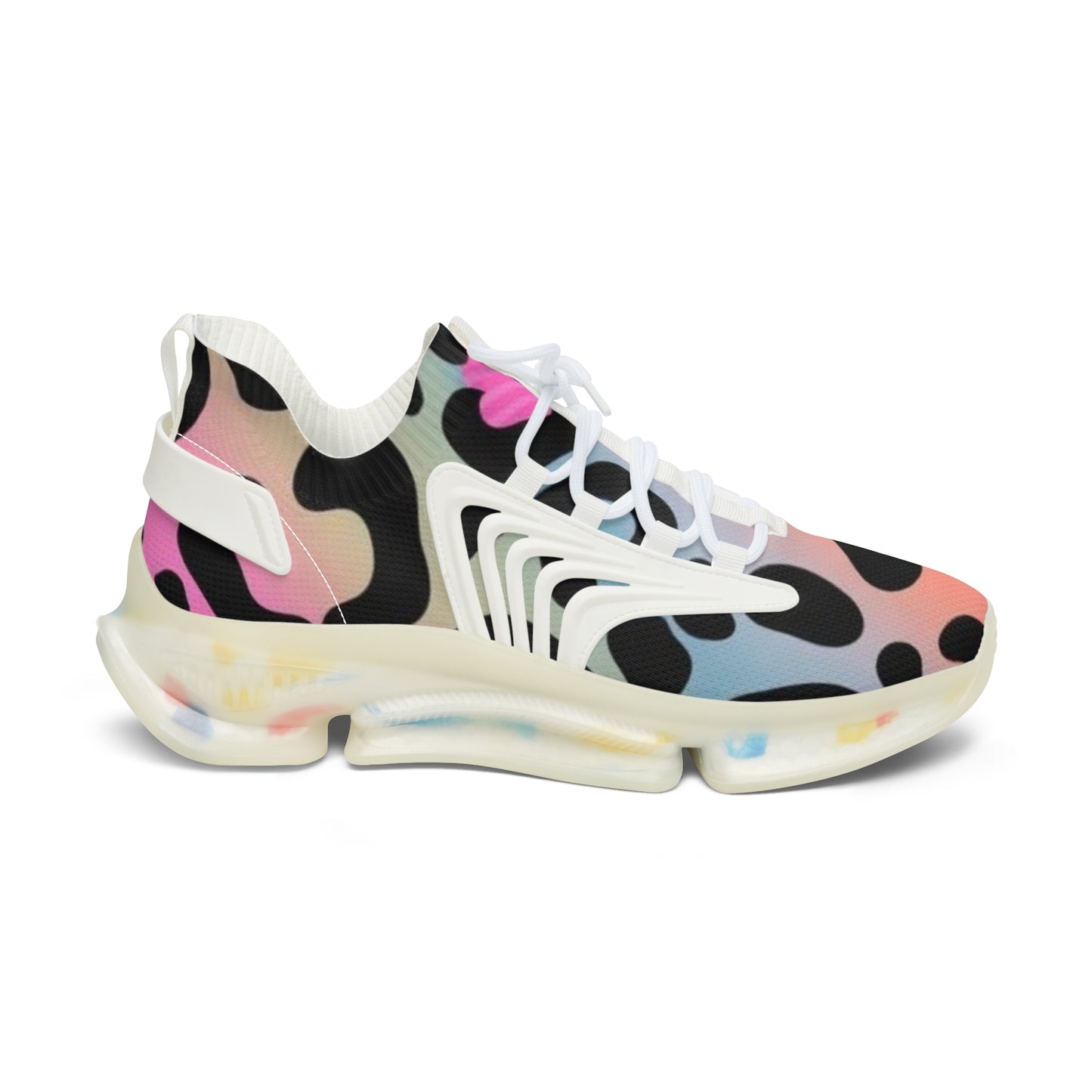 Sneakers - Cheetah Print Women's Mesh Sneakers