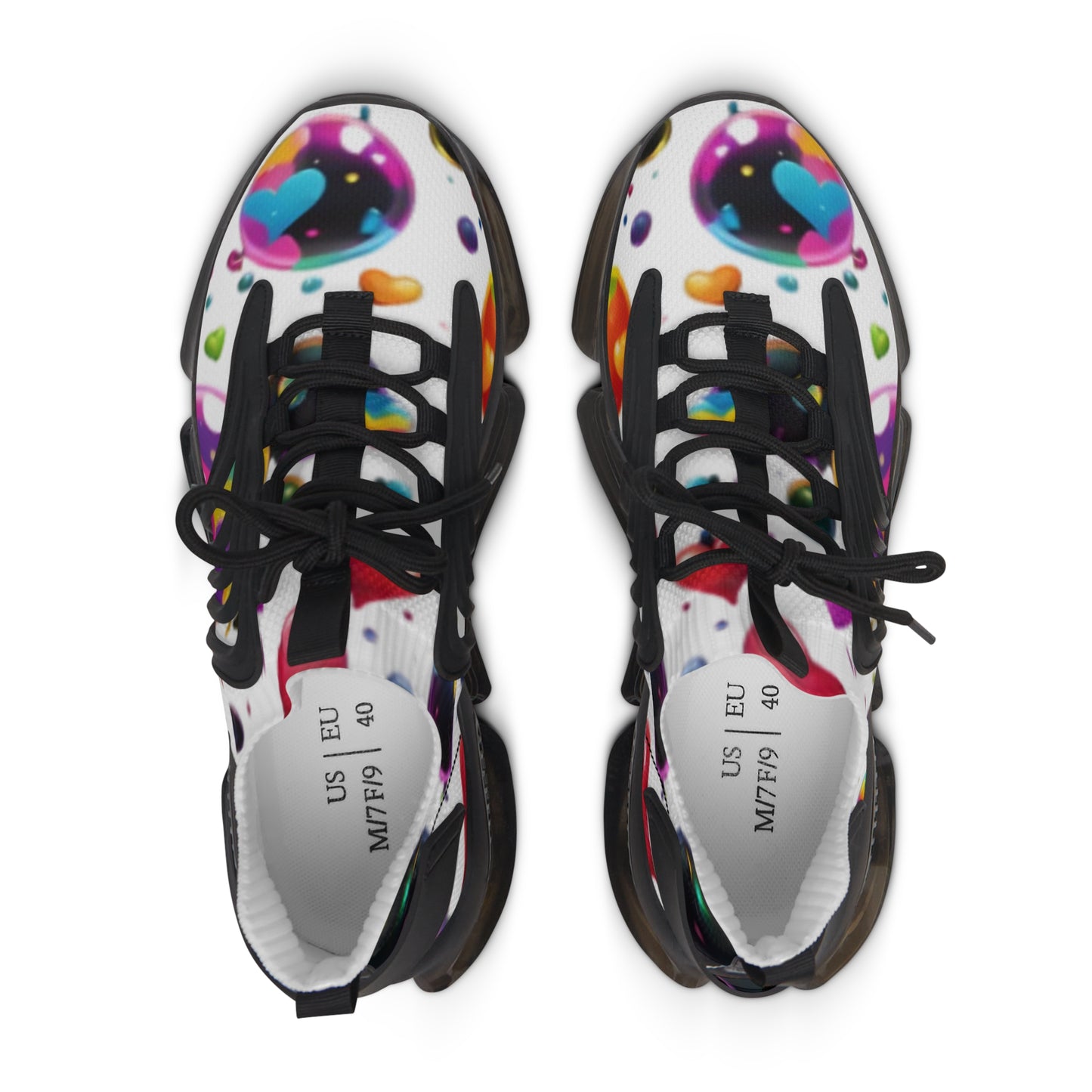 Sneakers with Candy Rain Design