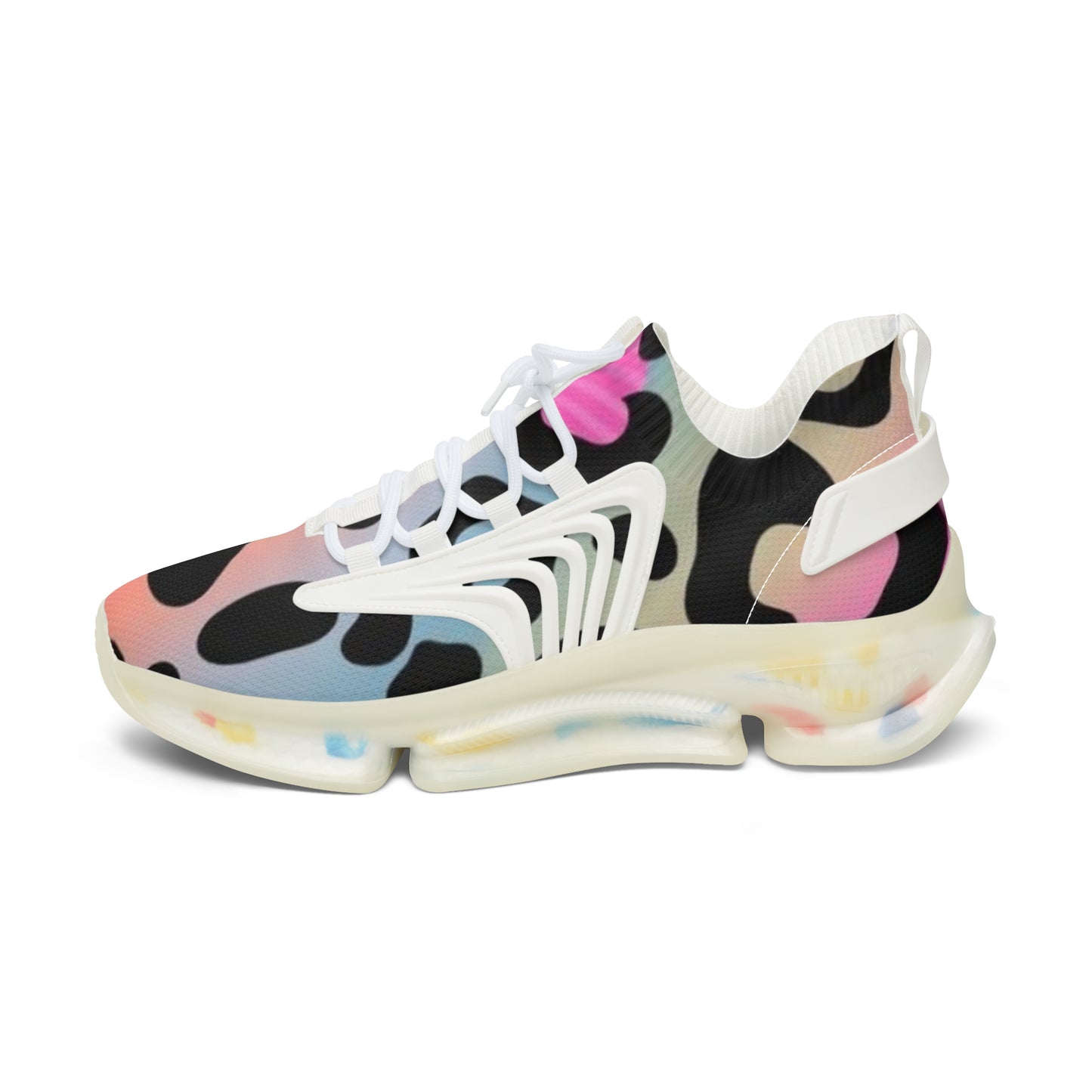 Sneakers - Cheetah Print Women's Mesh Sneakers