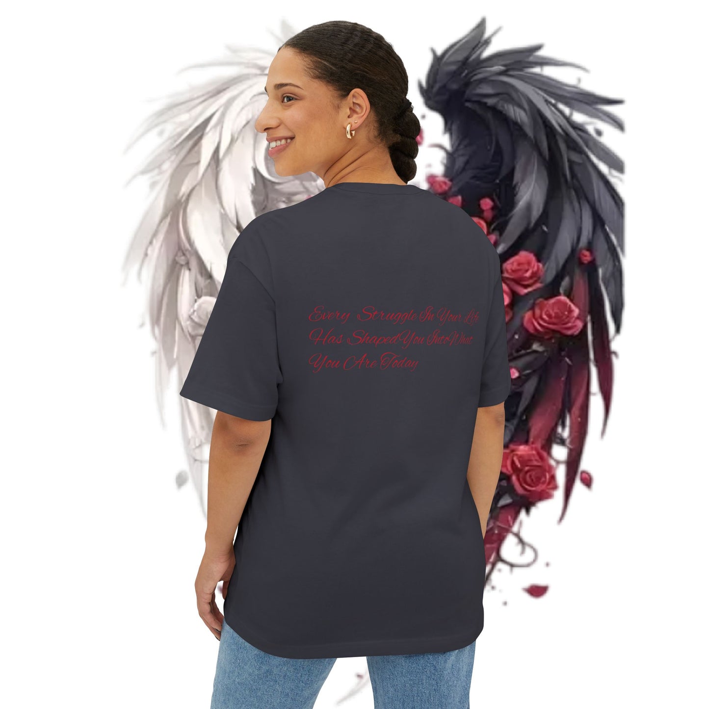 Oversized Tees Angel & Demon Collection - Celestial Streetwear Attitude