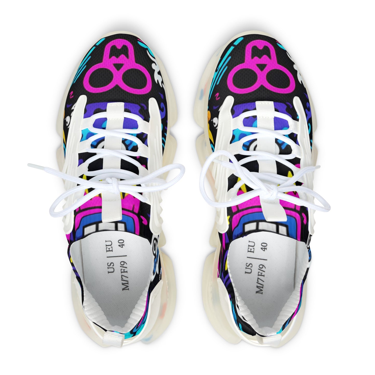 Colorful Women's Mesh Sneakers - Stylish Athletic Shoes, Trendy Footwear, Unique Sneakers, Casual Fashion, Gifts for Her