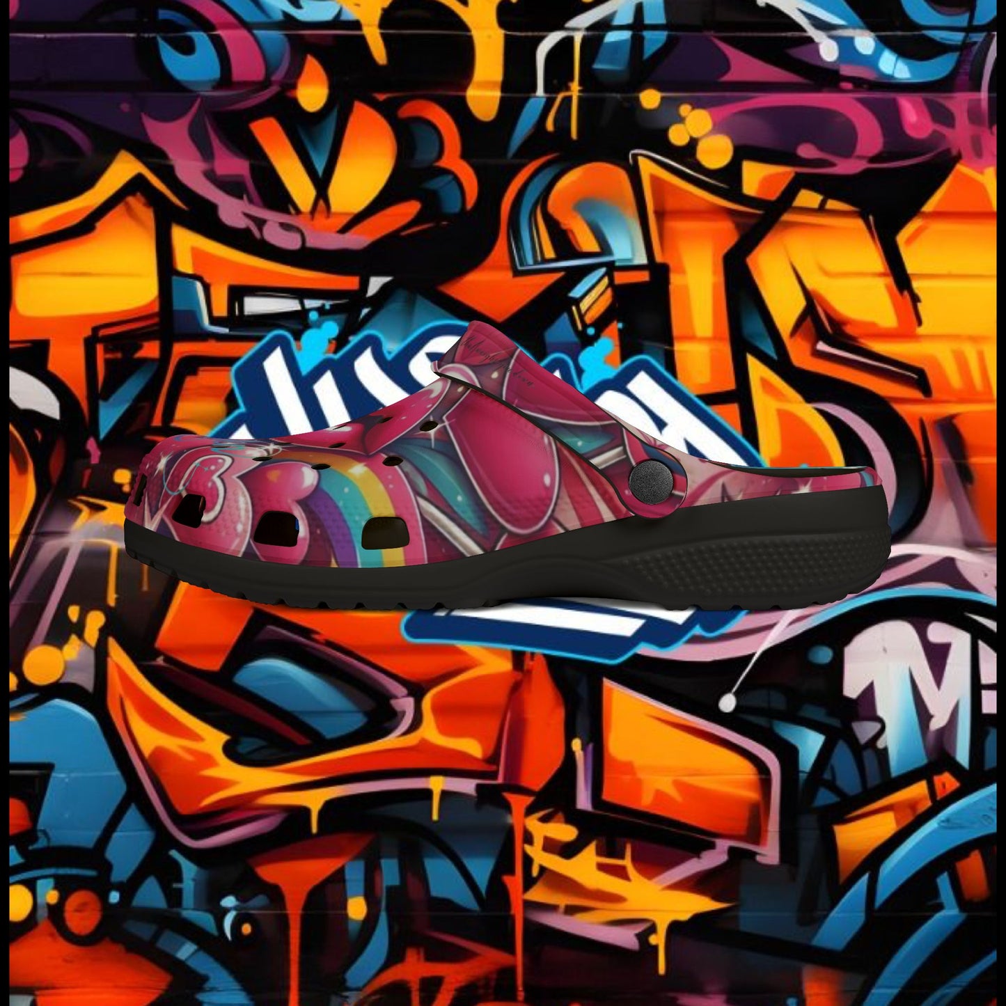 Foam Shoes - Queen with Colorful Design