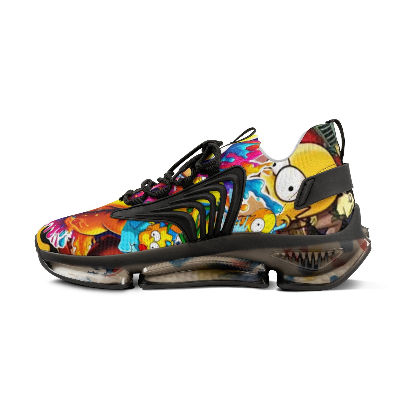 Vibrant Men's Mesh Sneakers - Colorful Sports Shoes, Trendy Footwear, Summer Style, Outdoor Running, Casual Fashion