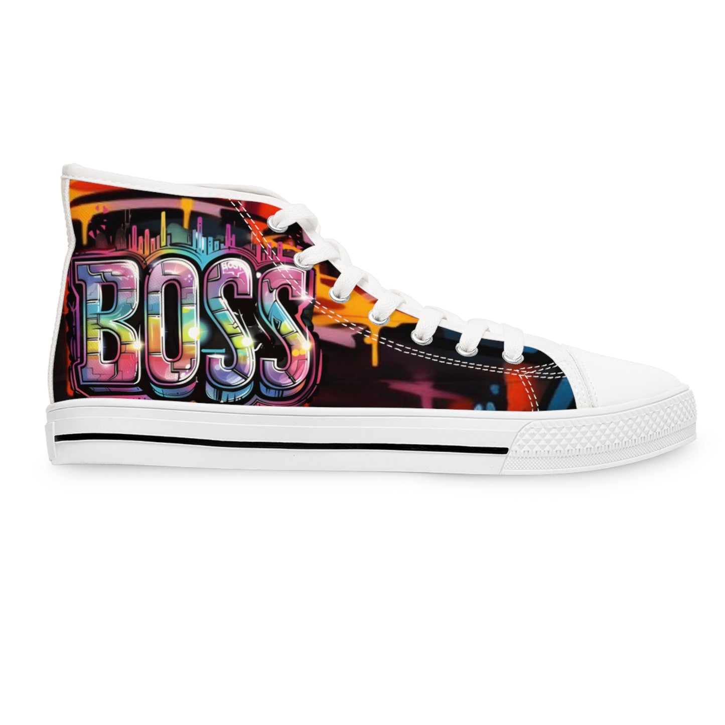 Sneakers Graffiti Boss Female Sk8 High Top