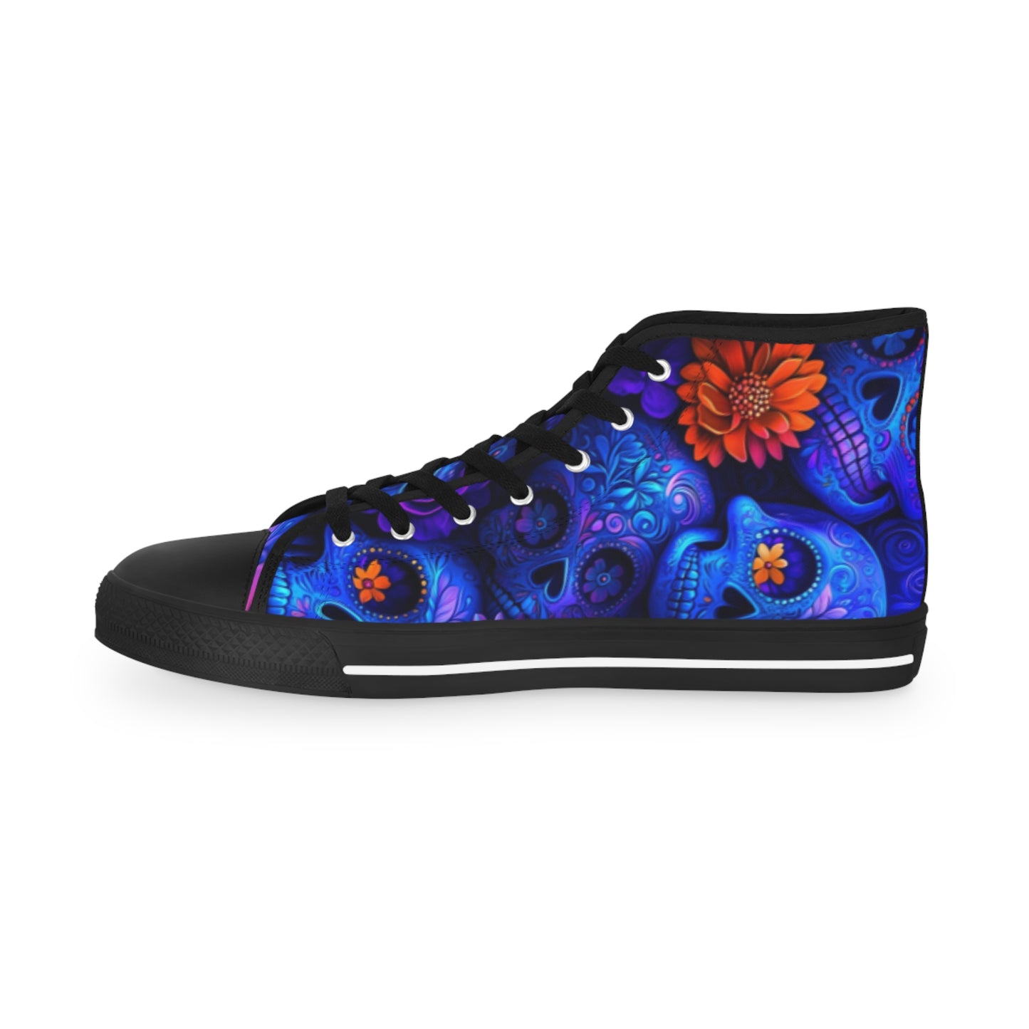 Vibrant High Top Sneakers for Men | Stylish Casual Footwear, Unique Gift for Him, Trendy Streetwear, Festival Shoes, Comfortable Sneakers