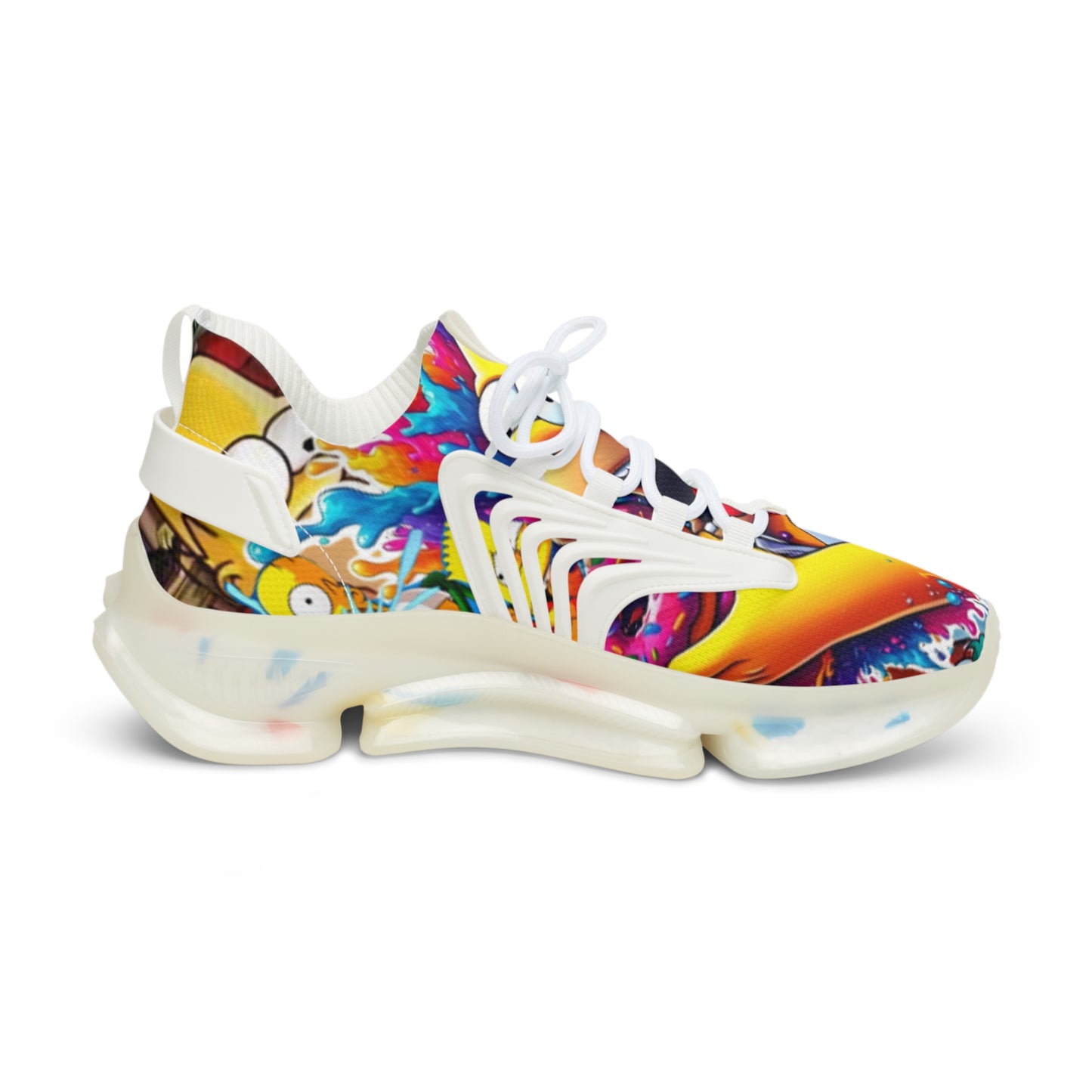 Vibrant Men's Mesh Sneakers - Colorful Sports Shoes, Trendy Footwear, Summer Style, Outdoor Running, Casual Fashion