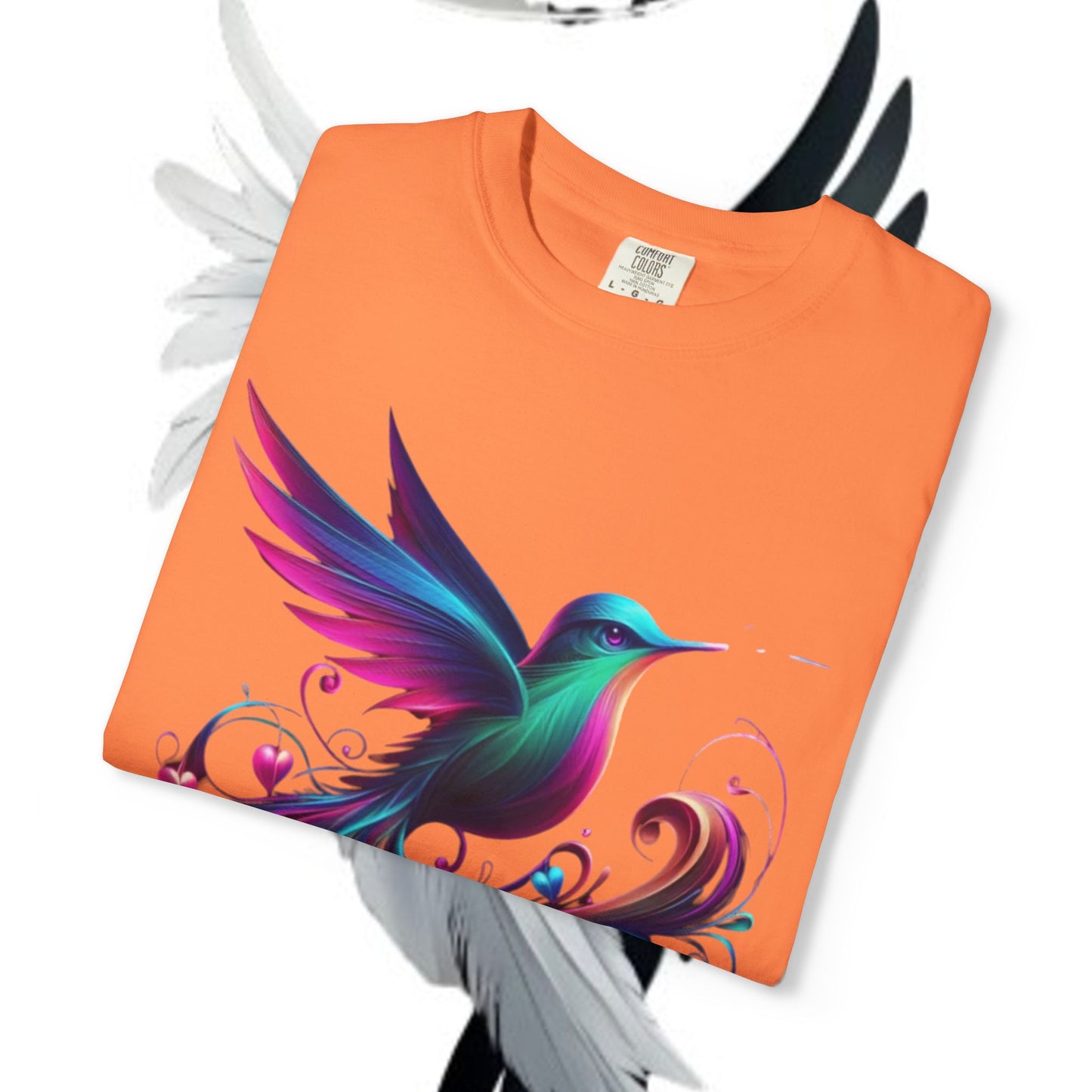 Garment-Dyed T-shirt - Freedom is a Blessing Design