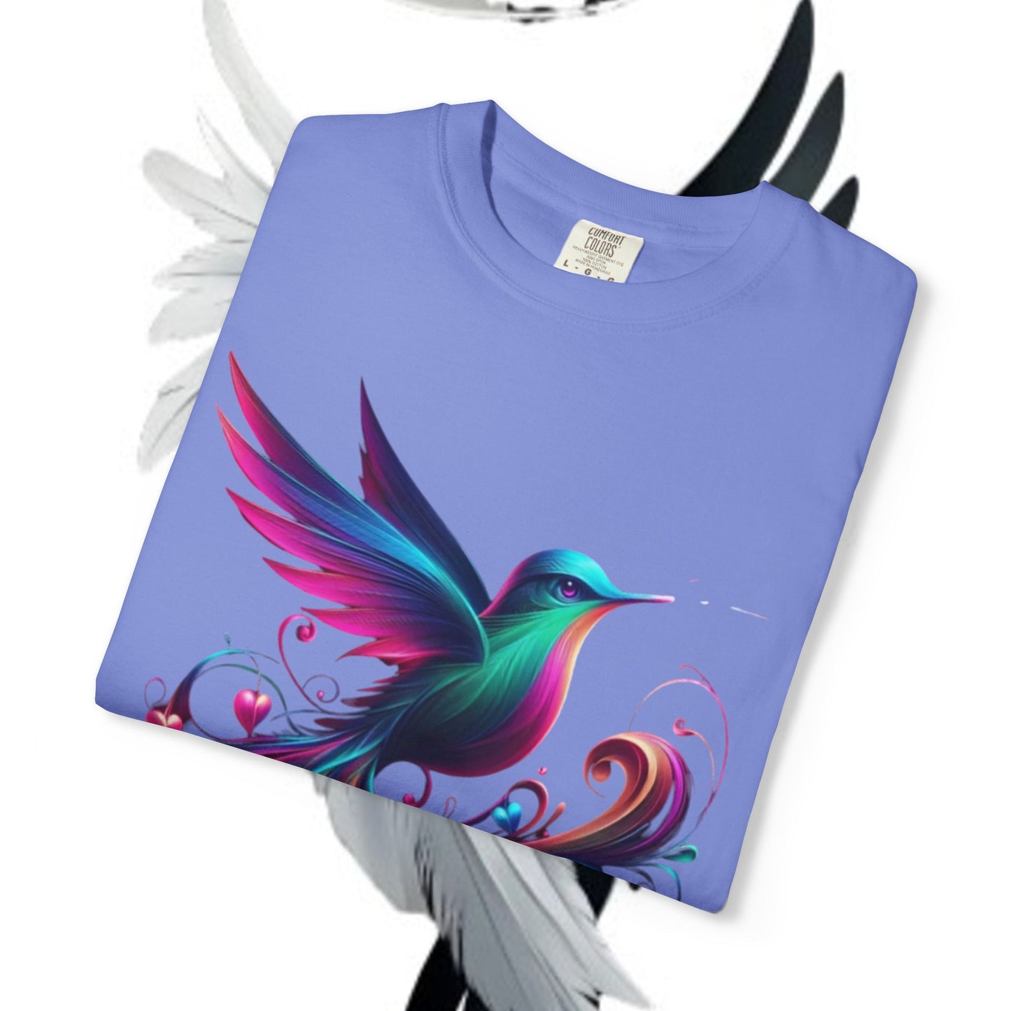 Garment-Dyed T-shirt - Freedom is a Blessing Design