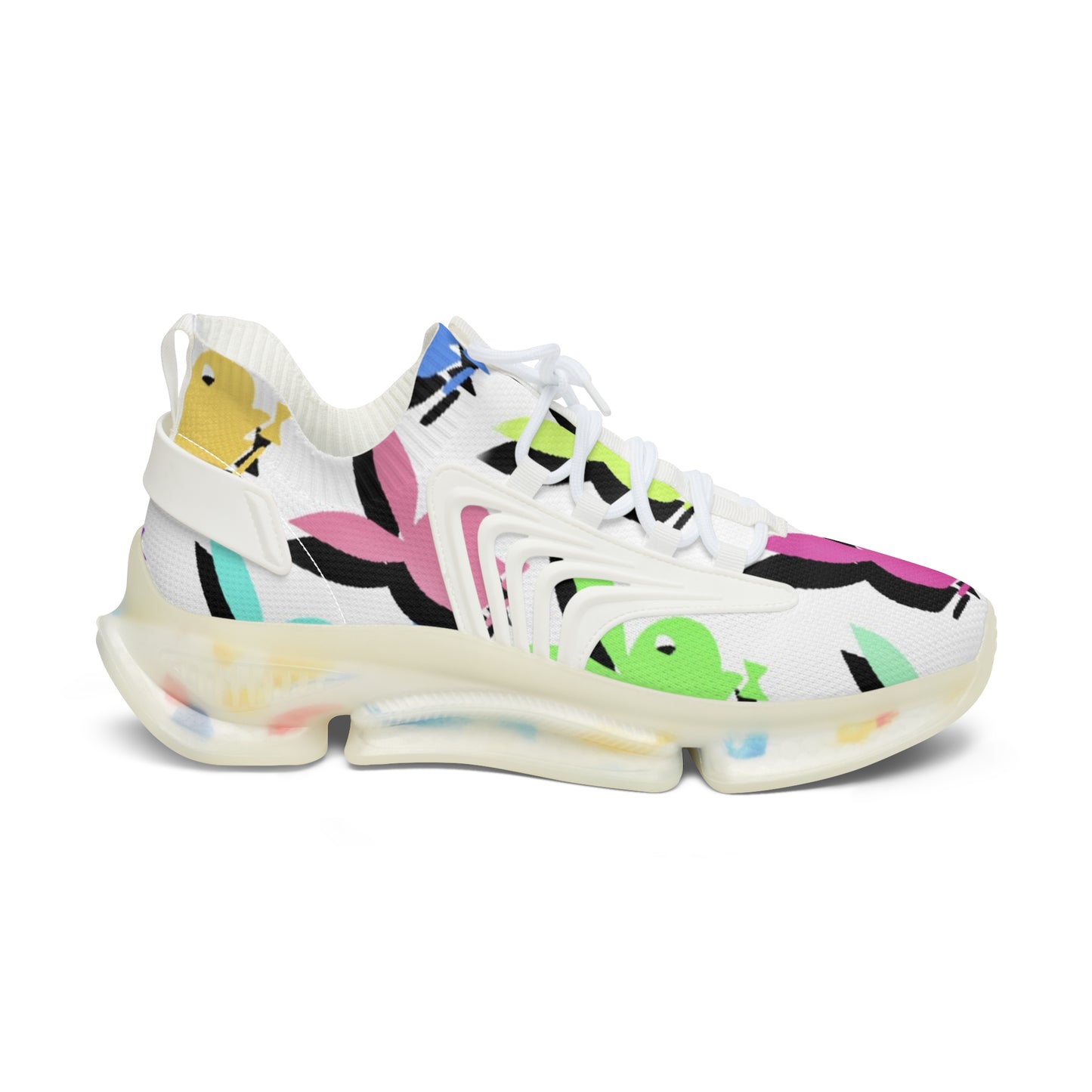 Whimsical Women's Mesh Sneakers - Colorful, Lightweight, Stylish for Daily Wear, Walking, Fitness, Spring, Summer Adventures