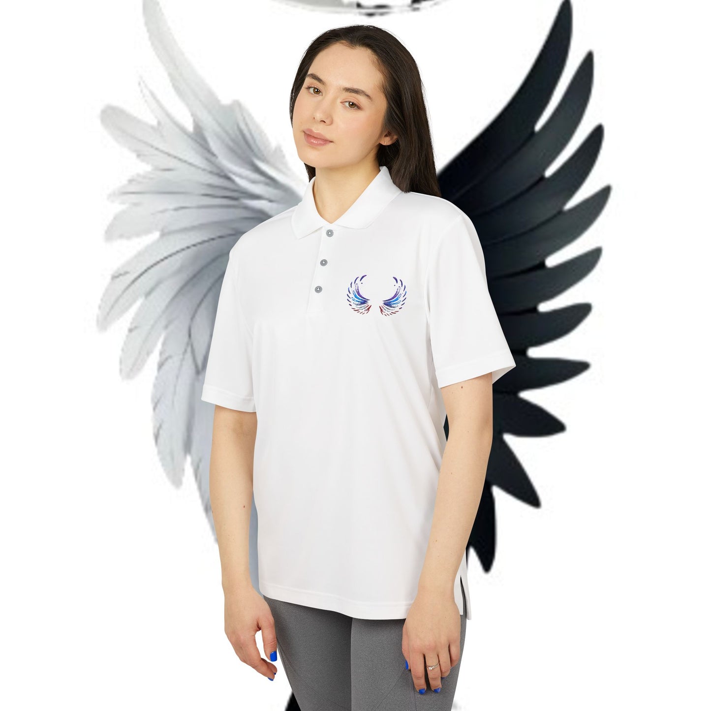 Polo Shirt Butterfly Wing Design
