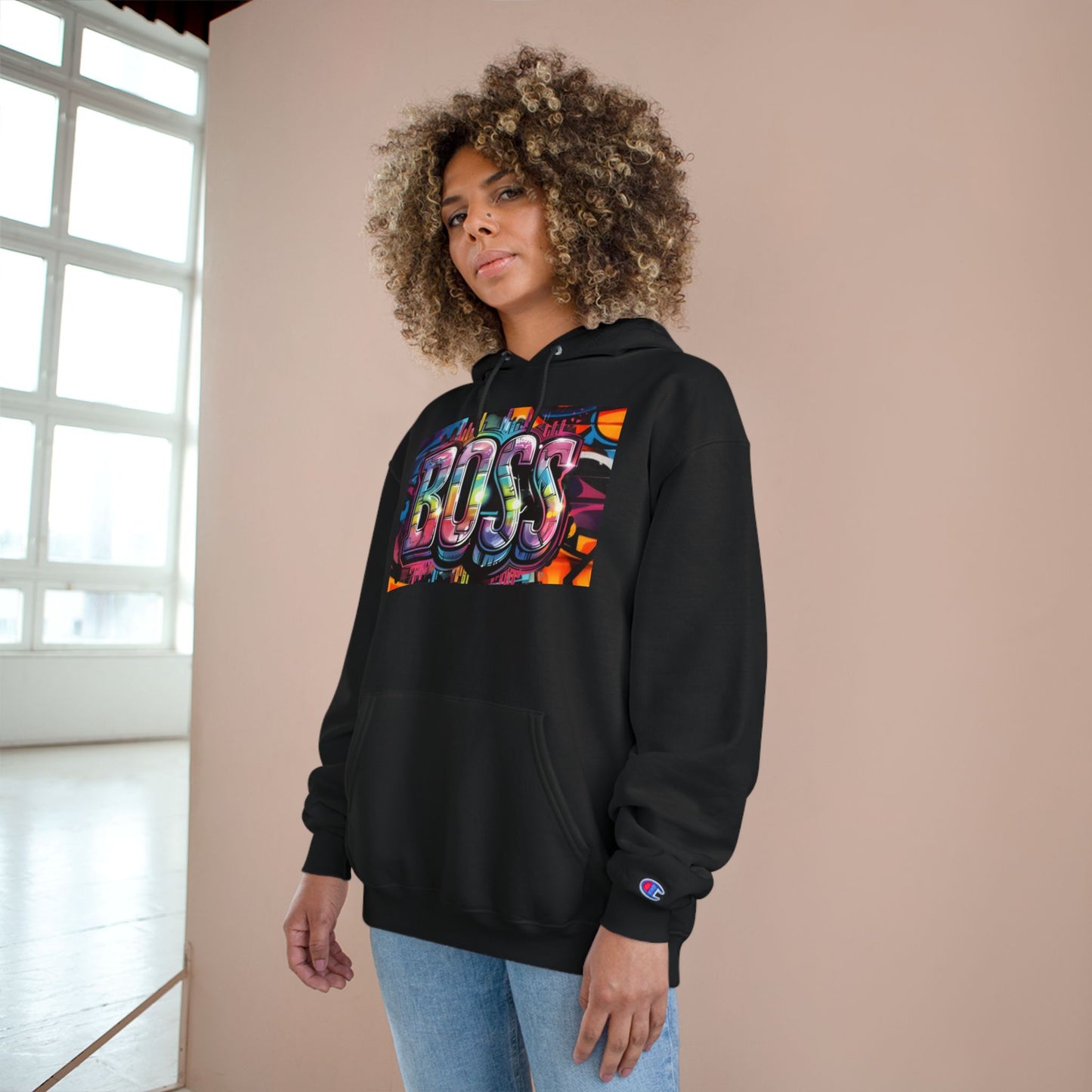 Boss Graffiti Hoodie - Street Style Sweatshirt, Urban Fashion, Gift for Him/Her, Trendy Outfit, Unique Graphic Apparel