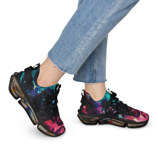 Mesh Sneakers - Space Cheetah Print Women's Shoes