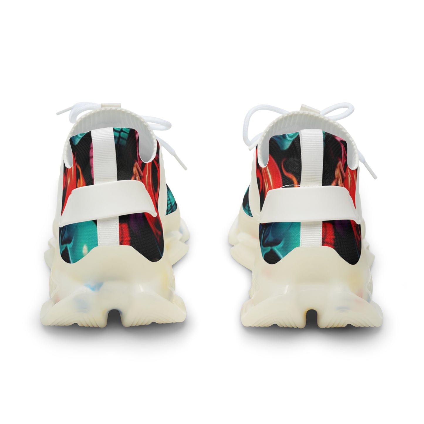 Vibrant Skull-Print Sneakers for Casual Style, Perfect for Men, Gift for Him, Cool Streetwear, Trendy Athletic Shoes