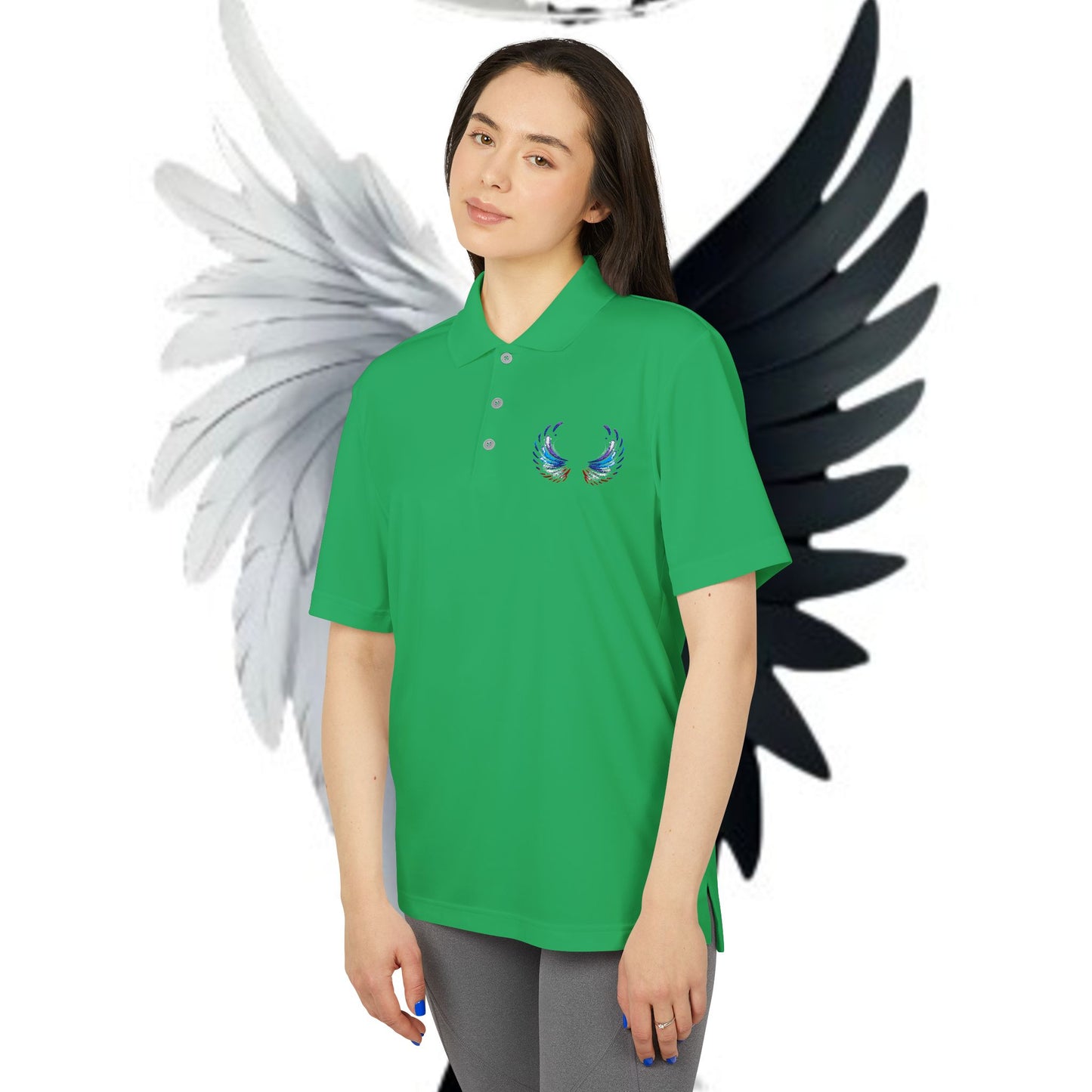 Polo Shirt Butterfly Wing Design