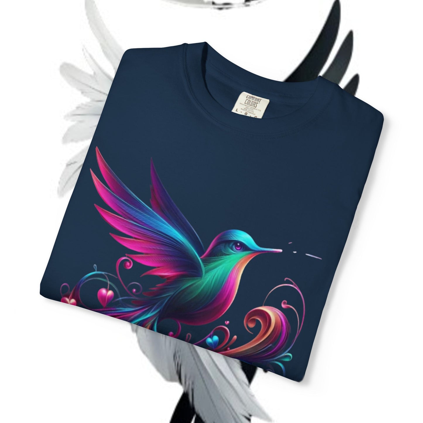 Garment-Dyed T-shirt - Freedom is a Blessing Design