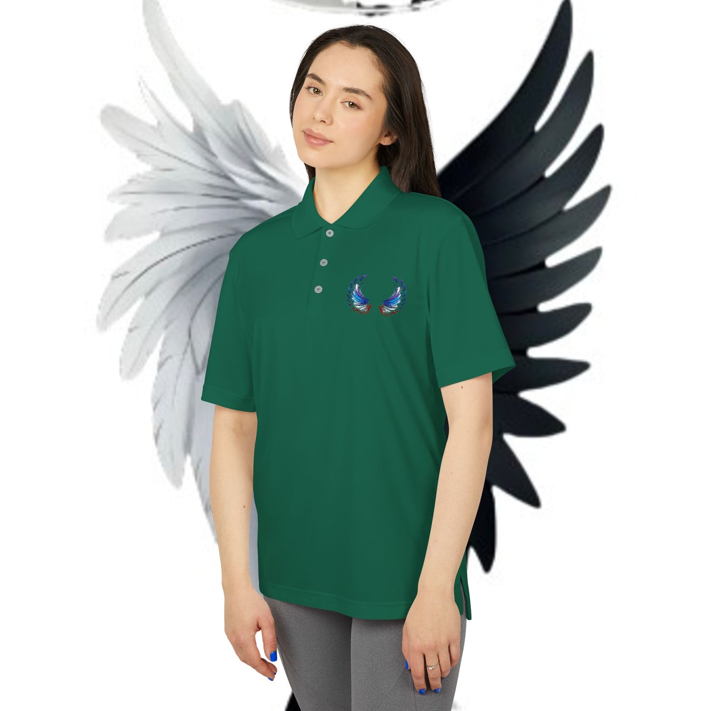 Polo Shirt Butterfly Wing Design