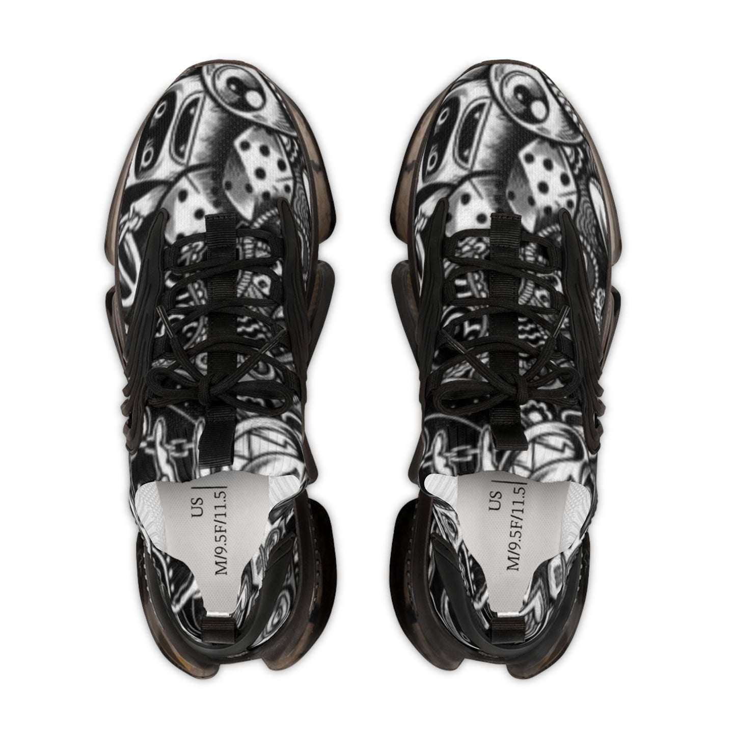 Stylish Men's Mesh Sneakers with Bold Graphic Design, Comfort Footwear, Unique Sneaker Gift, Trendy Sports Shoes, Everyday Casual Shoes