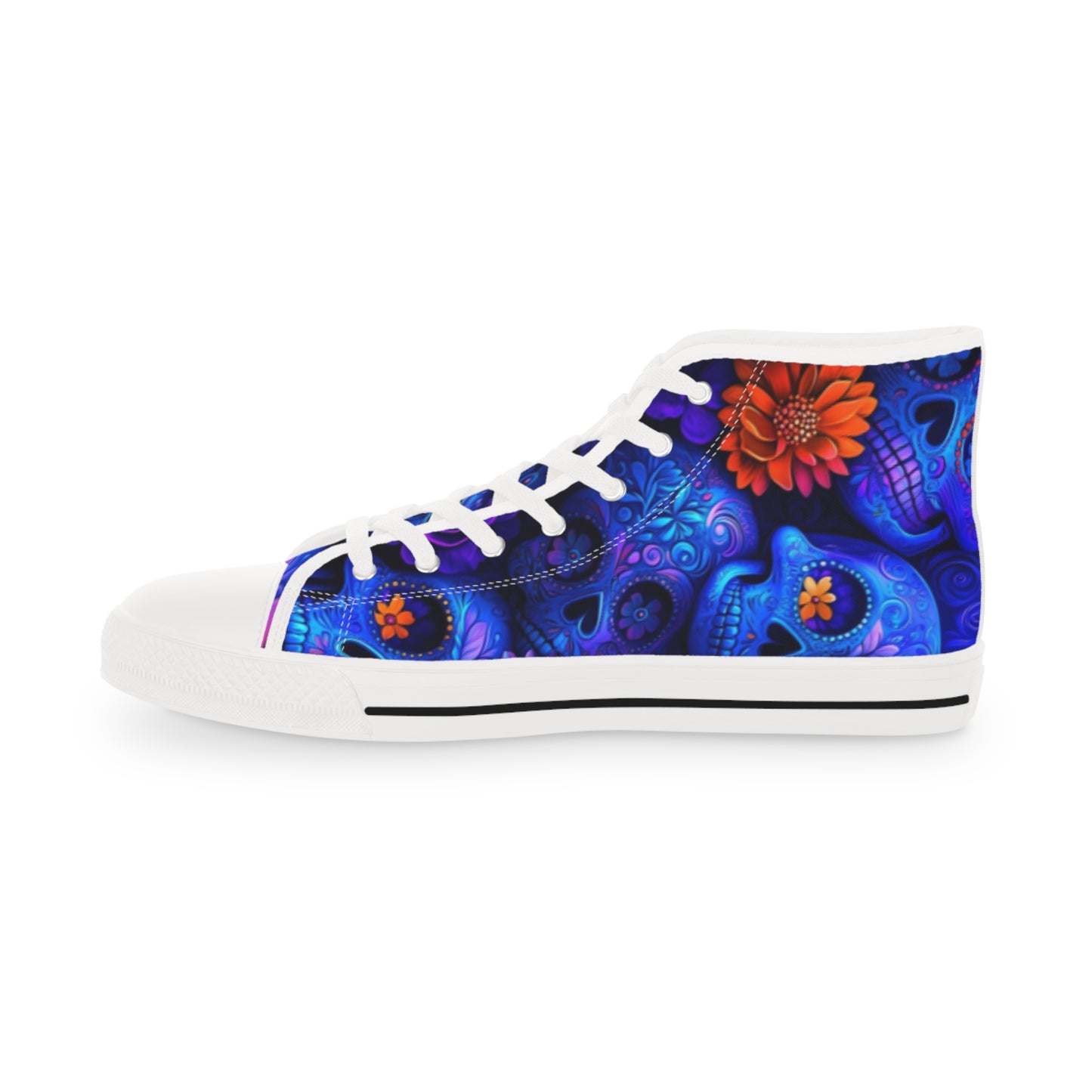 Vibrant High Top Sneakers for Men | Stylish Casual Footwear, Unique Gift for Him, Trendy Streetwear, Festival Shoes, Comfortable Sneakers