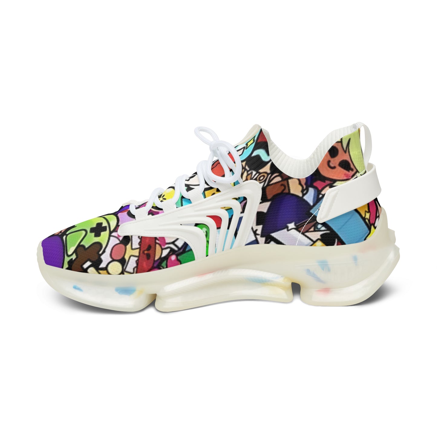Stylish Women's Mesh Sneakers, Trendy Athletic Shoes for Fashion and Comfort, Colorful Footwear for Casual Outings, Gym, Holidays, Gift Idea
