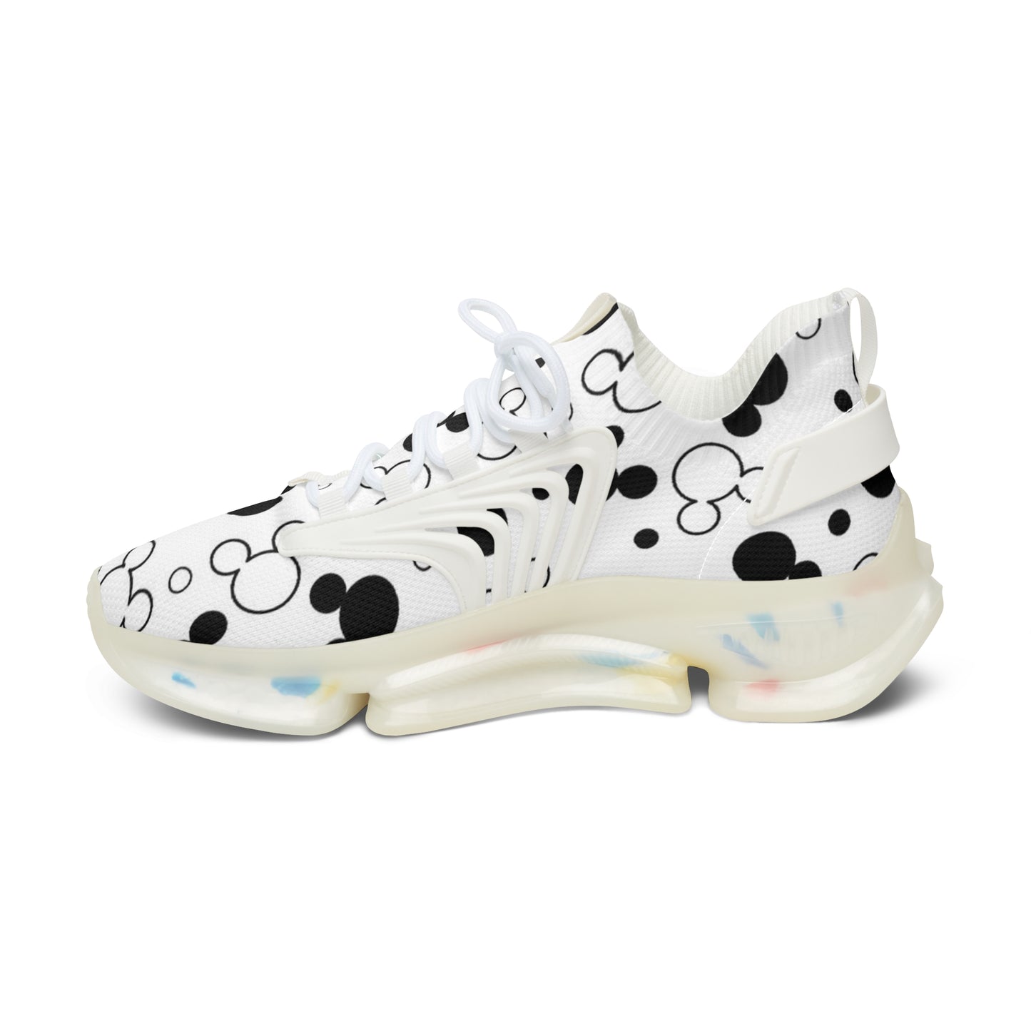 Playful Women's Mesh Sneakers with Colorful Mickey Design, Trendy Athletic Shoes, Everyday Comfort Footwear, Gifts for Disney Lovers, [...]