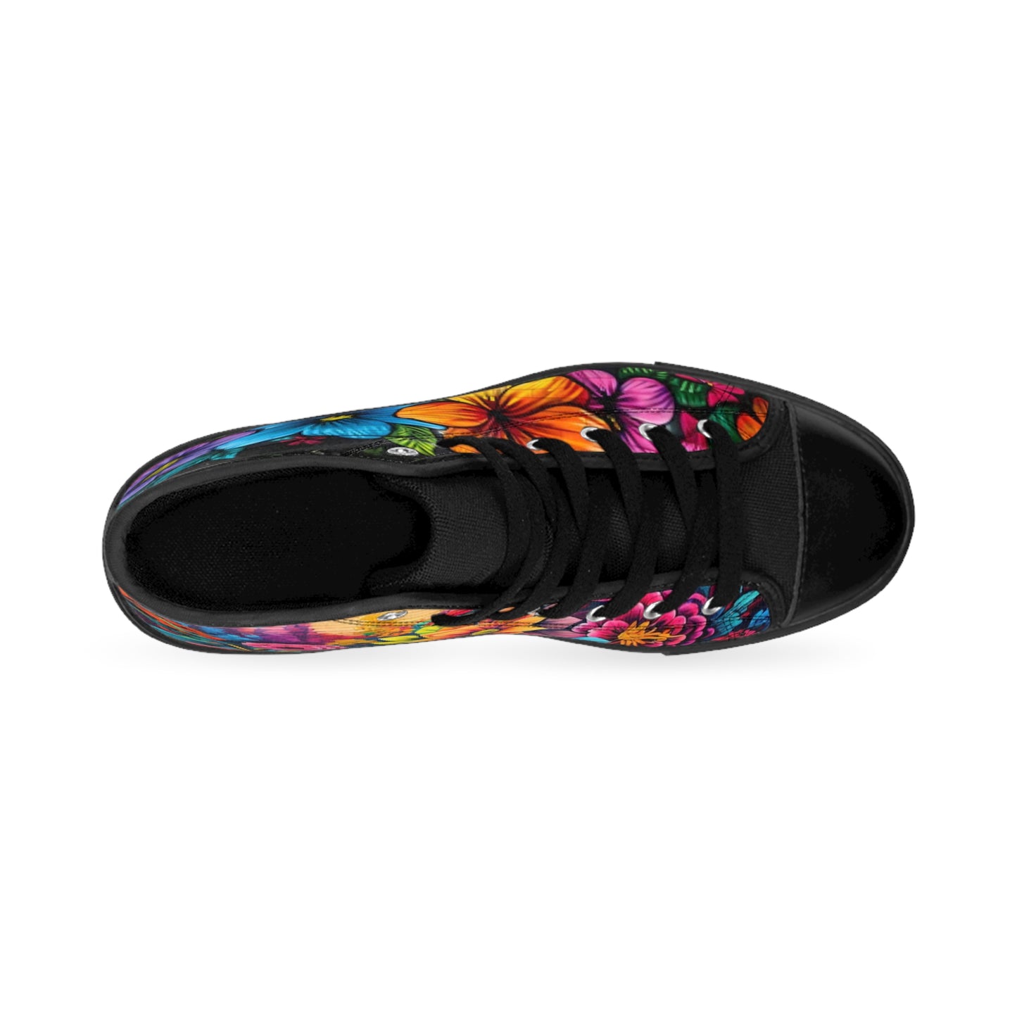 Floral High Top Sneakers