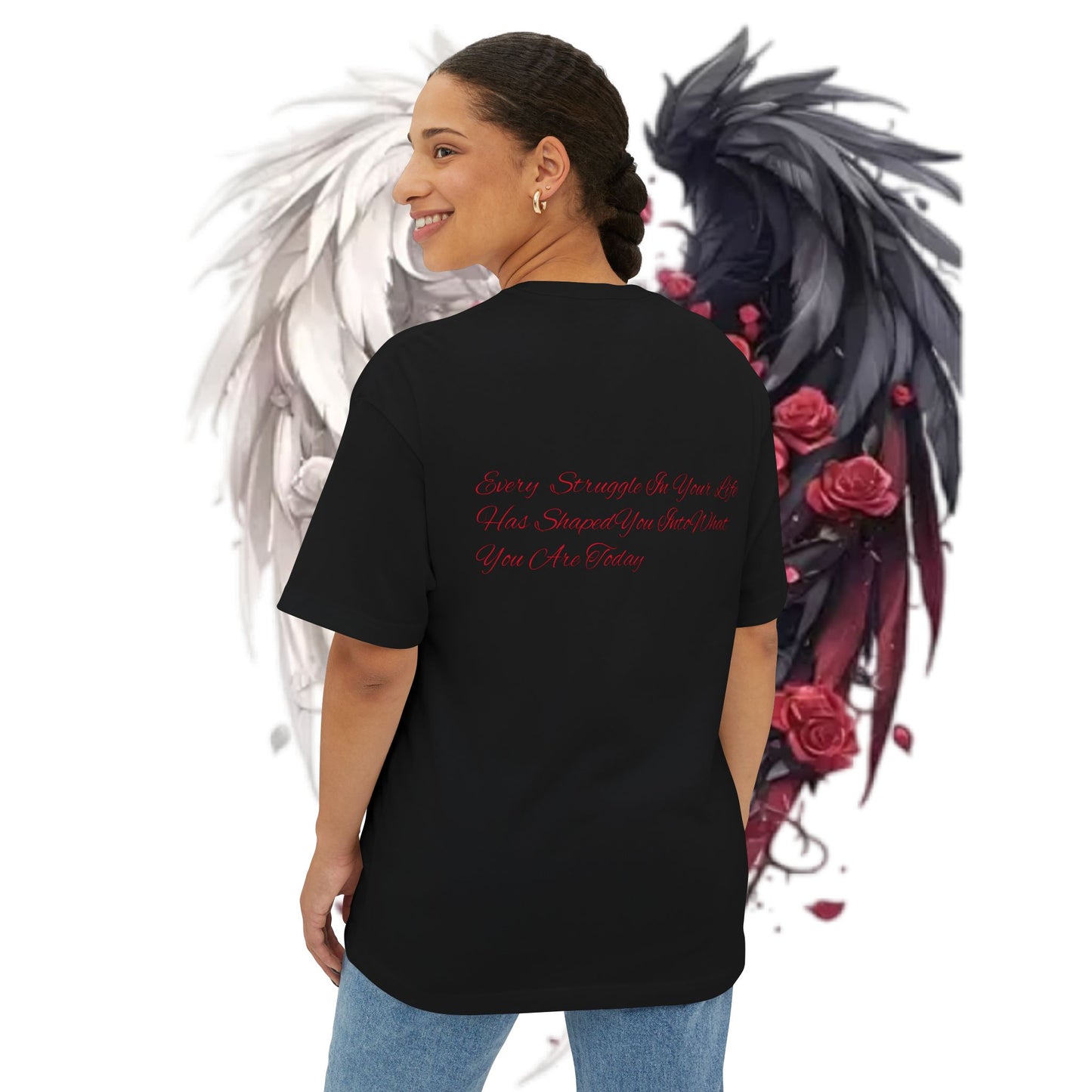 Oversized Tees Angel & Demon Collection - Celestial Streetwear Attitude