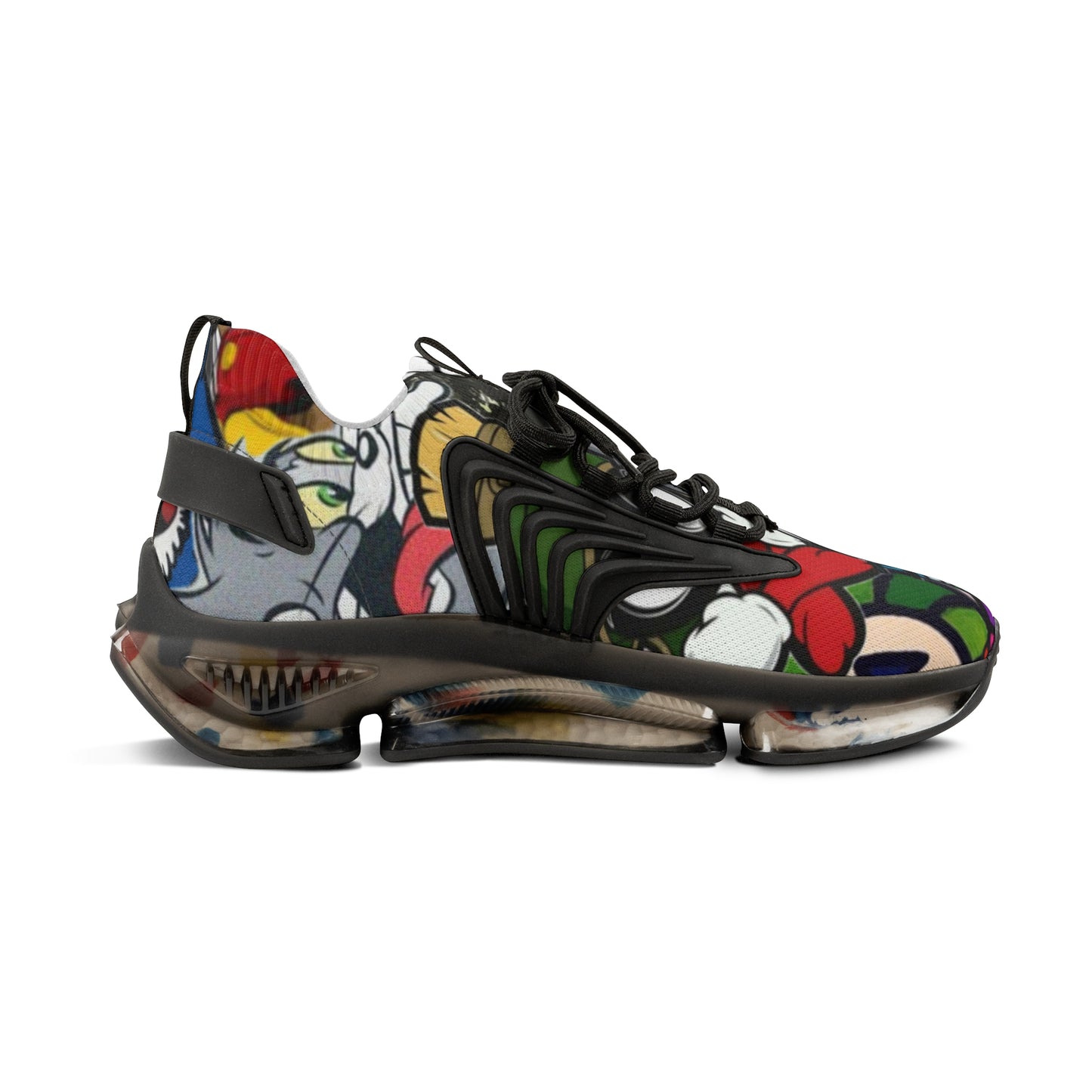 Sneakers Cartoon Mashup Men's Mesh