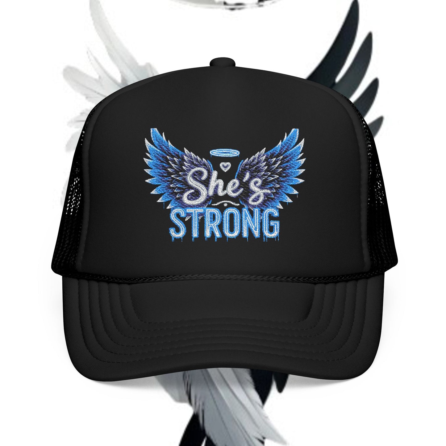 Embroidered Foam Trucker Hat - She Gifted Design