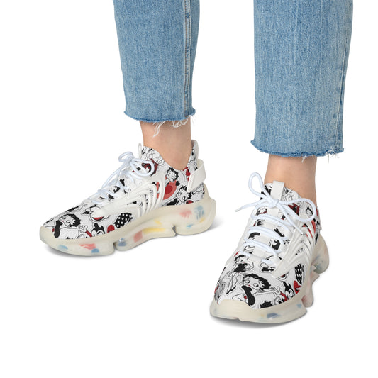 Stylish Women's Mesh Sneakers - Trendy Footwear for Fashion Lovers, Casual Outfits, Comfortable Running, Spring and Summer Wear