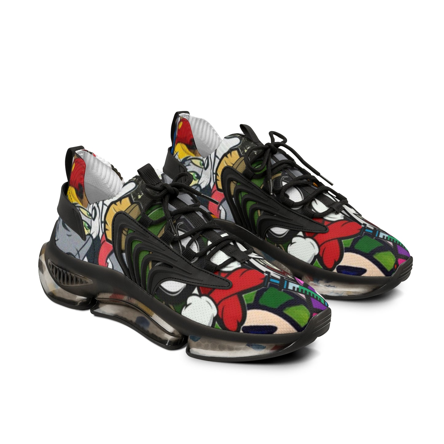 Sneakers Cartoon Mashup Men's Mesh