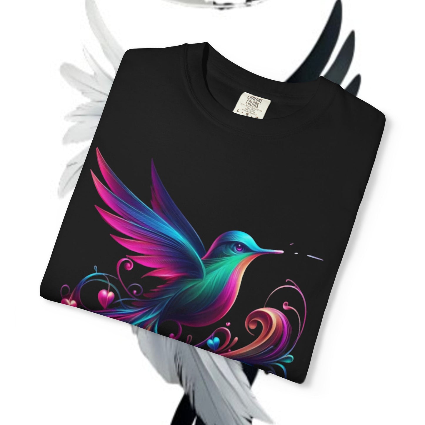 Garment-Dyed T-shirt - Freedom is a Blessing Design