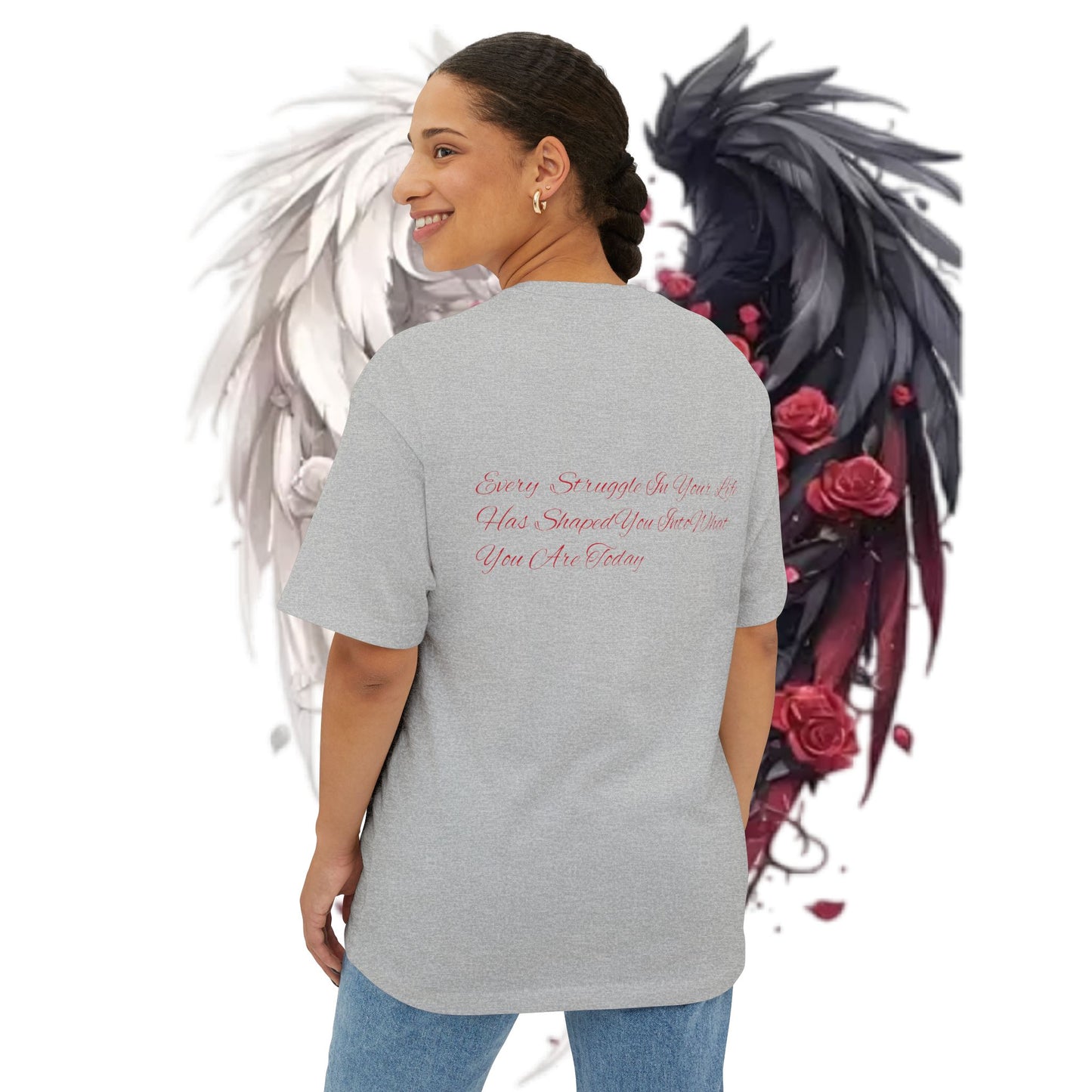 Oversized Tees Angel & Demon Collection - Celestial Streetwear Attitude