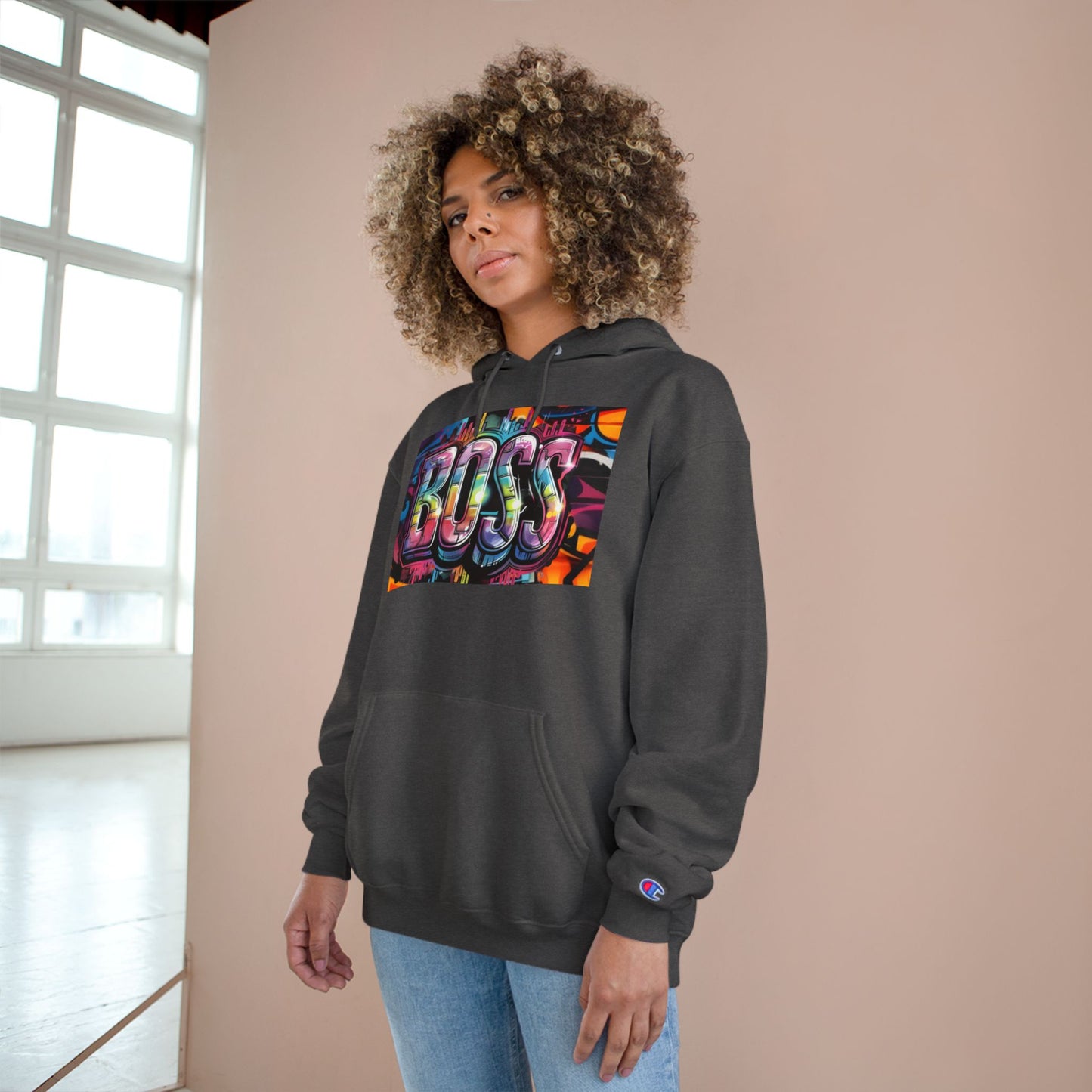 Boss Graffiti Hoodie - Street Style Sweatshirt, Urban Fashion, Gift for Him/Her, Trendy Outfit, Unique Graphic Apparel