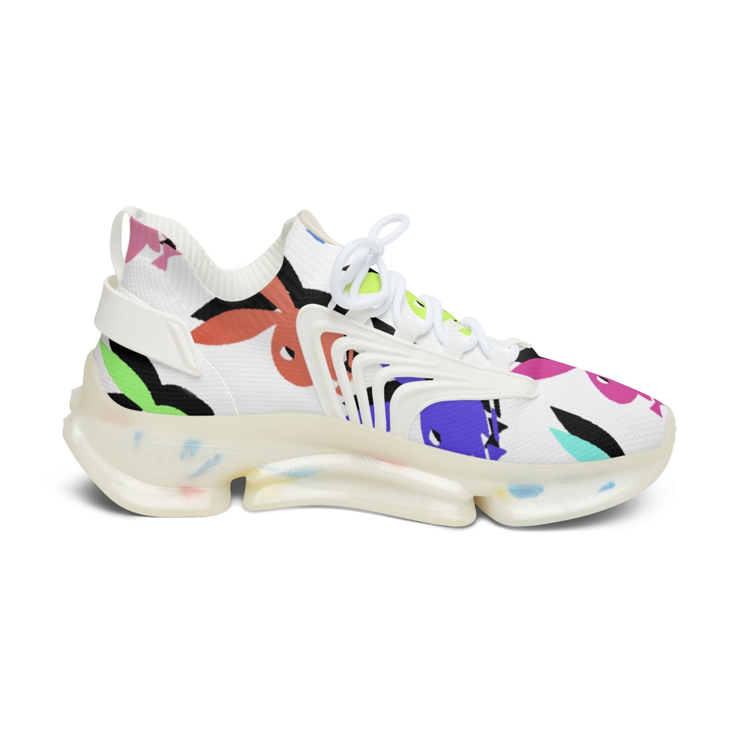 Whimsical Women's Mesh Sneakers - Colorful, Lightweight, Stylish for Daily Wear, Walking, Fitness, Spring, Summer Adventures