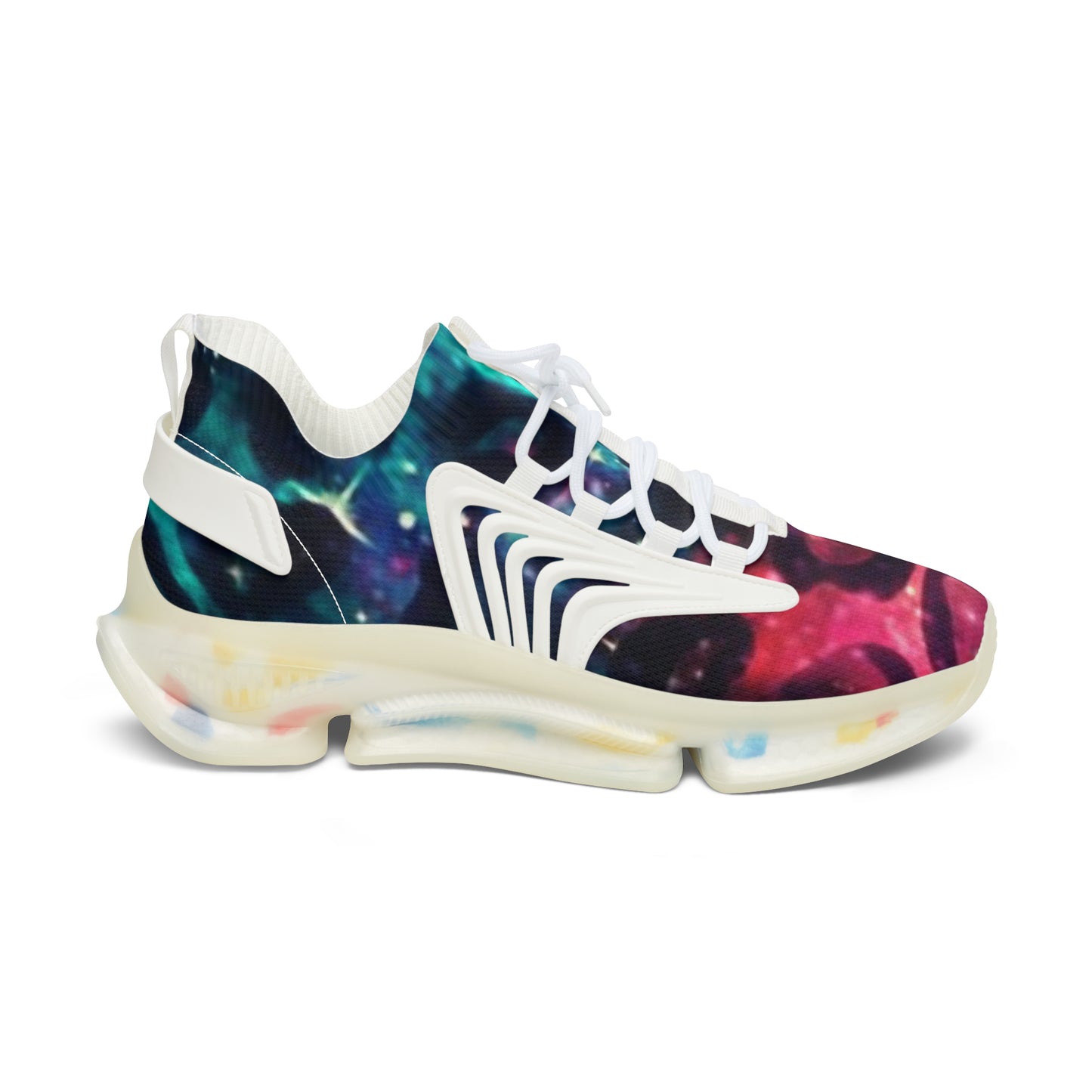 Mesh Sneakers - Space Cheetah Print Women's Shoes