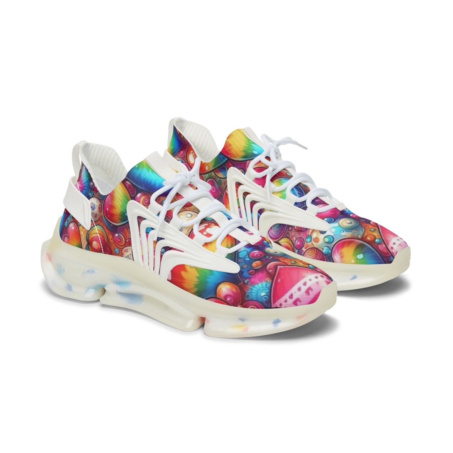 Vibrant Women's Mesh Sneakers - Colorful Sports Shoes for Active Lifestyle, Trendy Sneakers, Fashion Footwear, Gift for Her