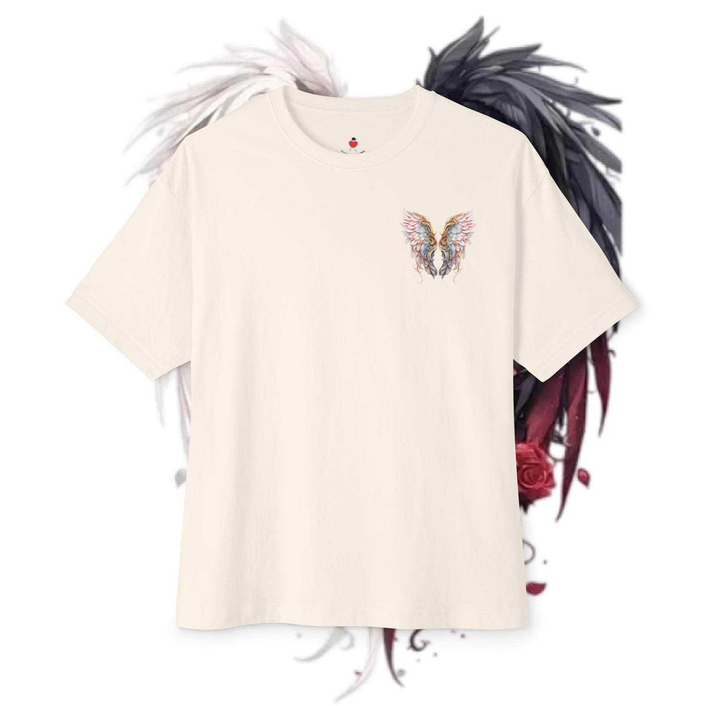 Oversized Tees Angel & Demon Collection - Celestial Streetwear Attitude