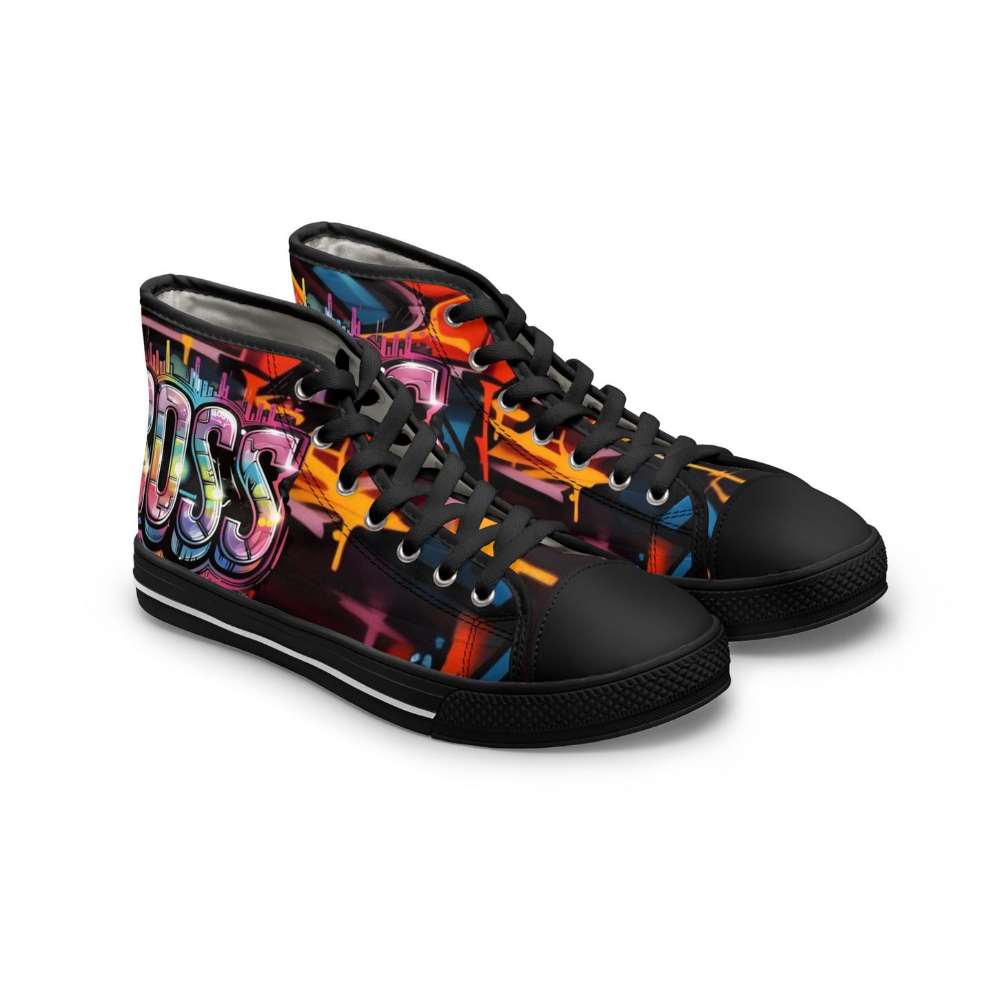 Sneakers Graffiti Boss Female Sk8 High Top