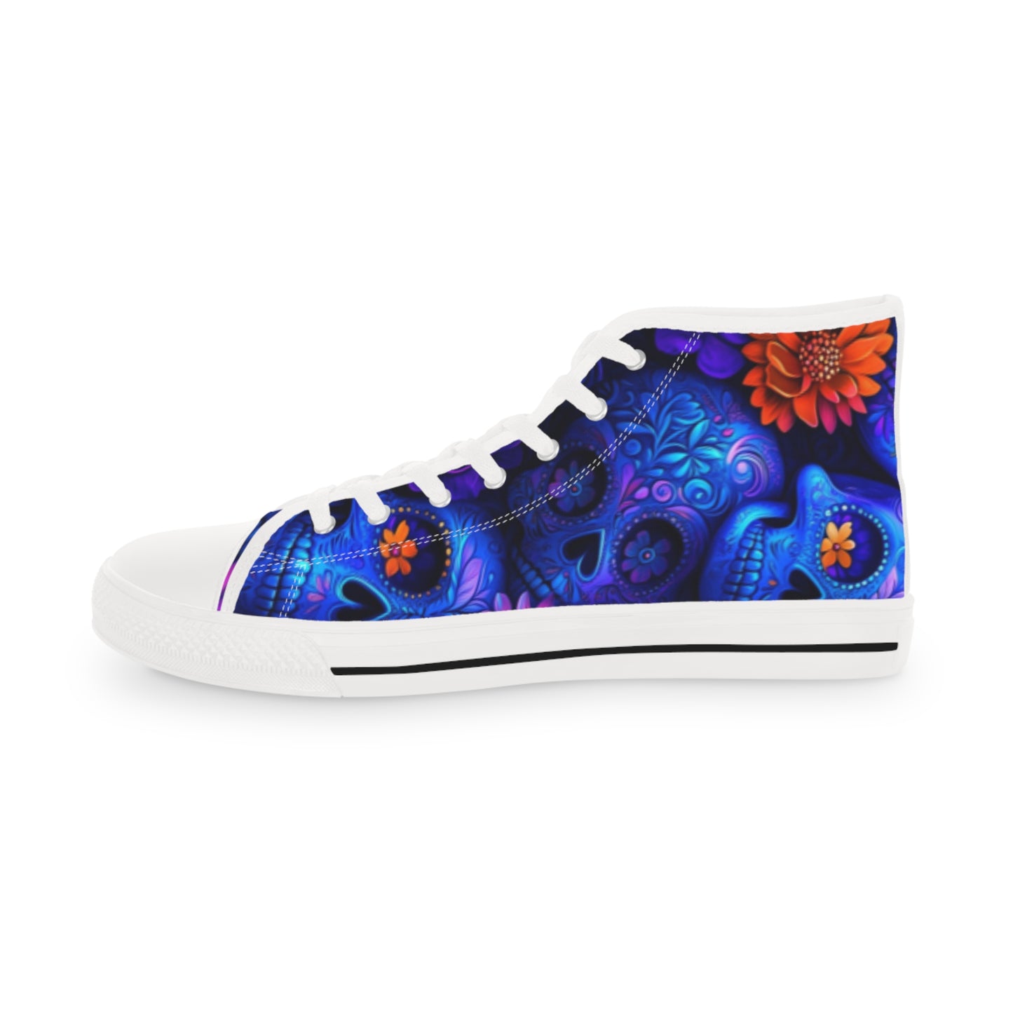 Vibrant High Top Sneakers for Men | Stylish Casual Footwear, Unique Gift for Him, Trendy Streetwear, Festival Shoes, Comfortable Sneakers