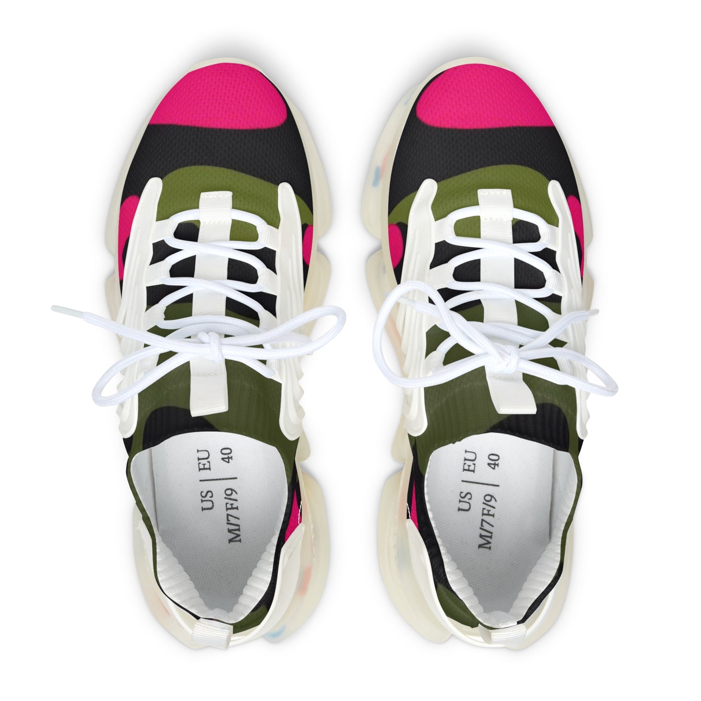 Vibrant Women's Mesh Sneakers - Colorful Athletic Shoes for Running, Casual Wear, Fitness, Travel, Trendy Style