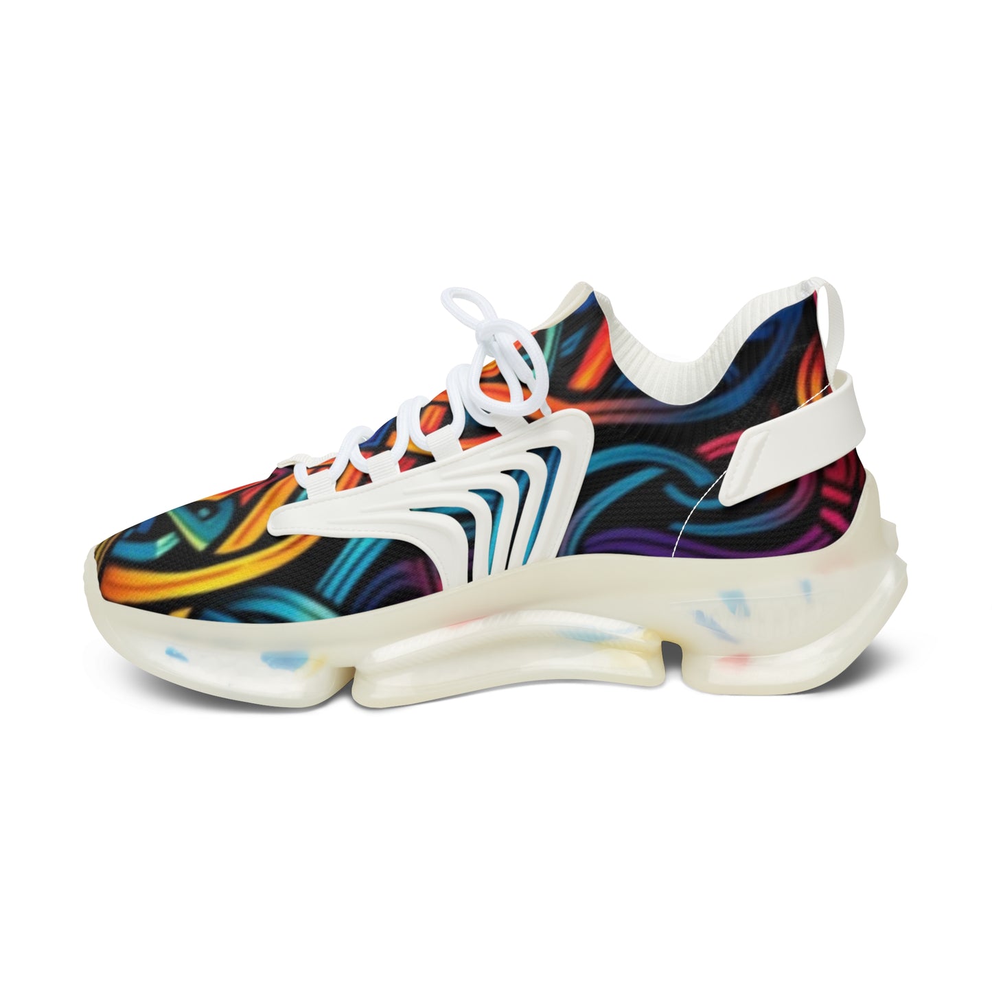 Vibrant Women's Mesh Sneakers | Trendy Athletic Shoes for Fashionistas, Casual Wear, Running, Gift for Her, Summer Vibes