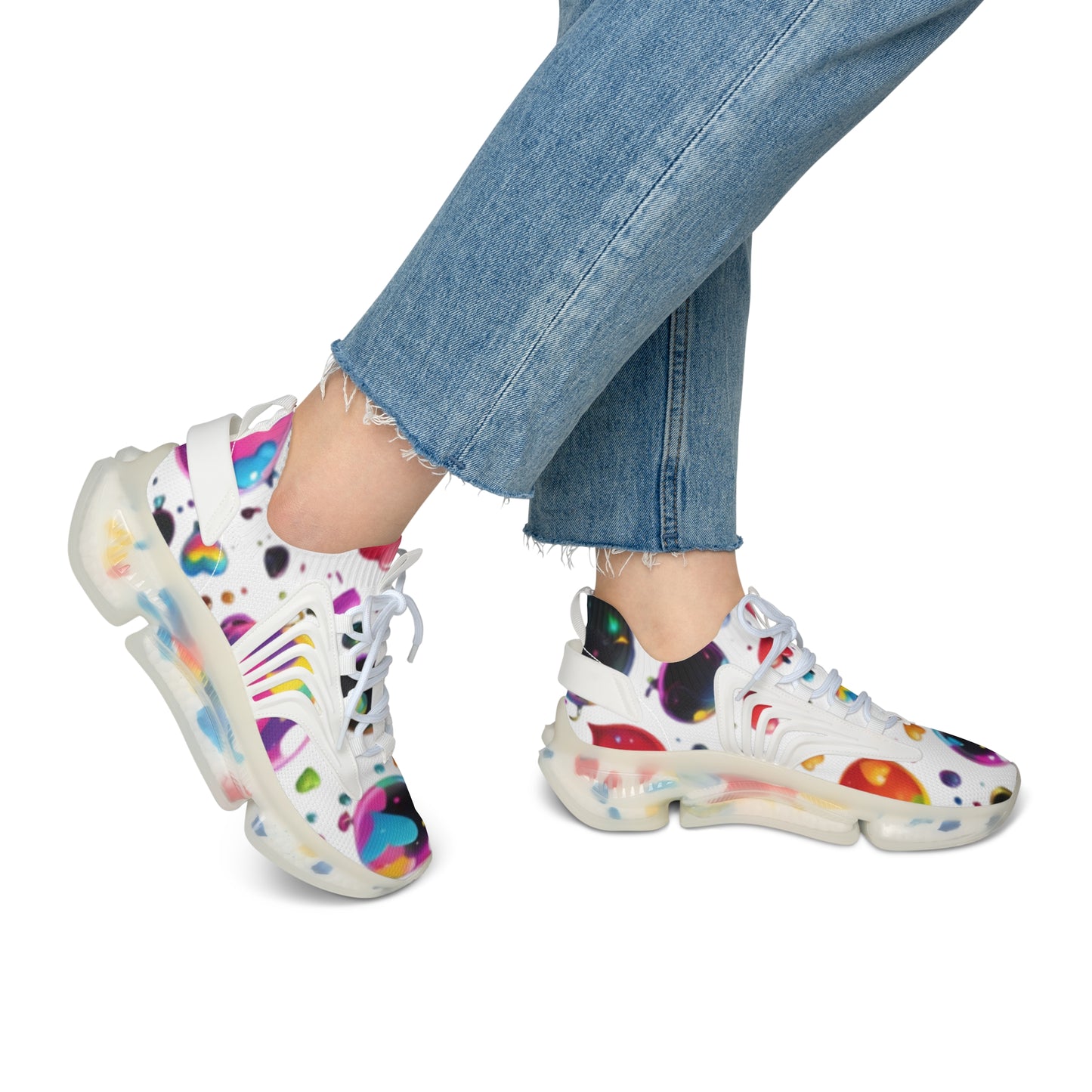 Sneakers with Candy Rain Design
