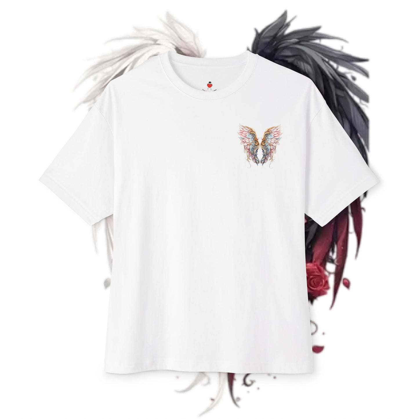 Oversized Tees Angel & Demon Collection - Celestial Streetwear Attitude
