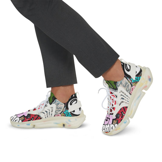 Colorful Men's Mesh Sneakers for Trendy Casual Wear, Street Style Shoes, Athletic Footwear, Unique Gift for Fashion Lovers